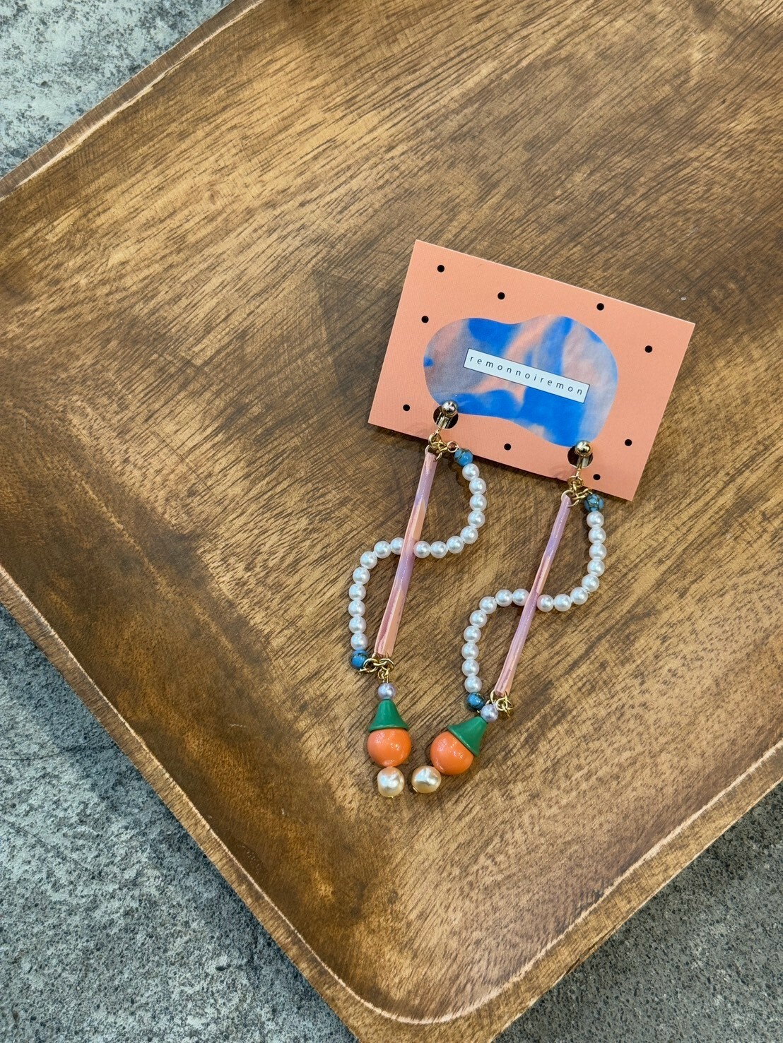 [remonnoiremon] 魯冰花耳環 | remon94