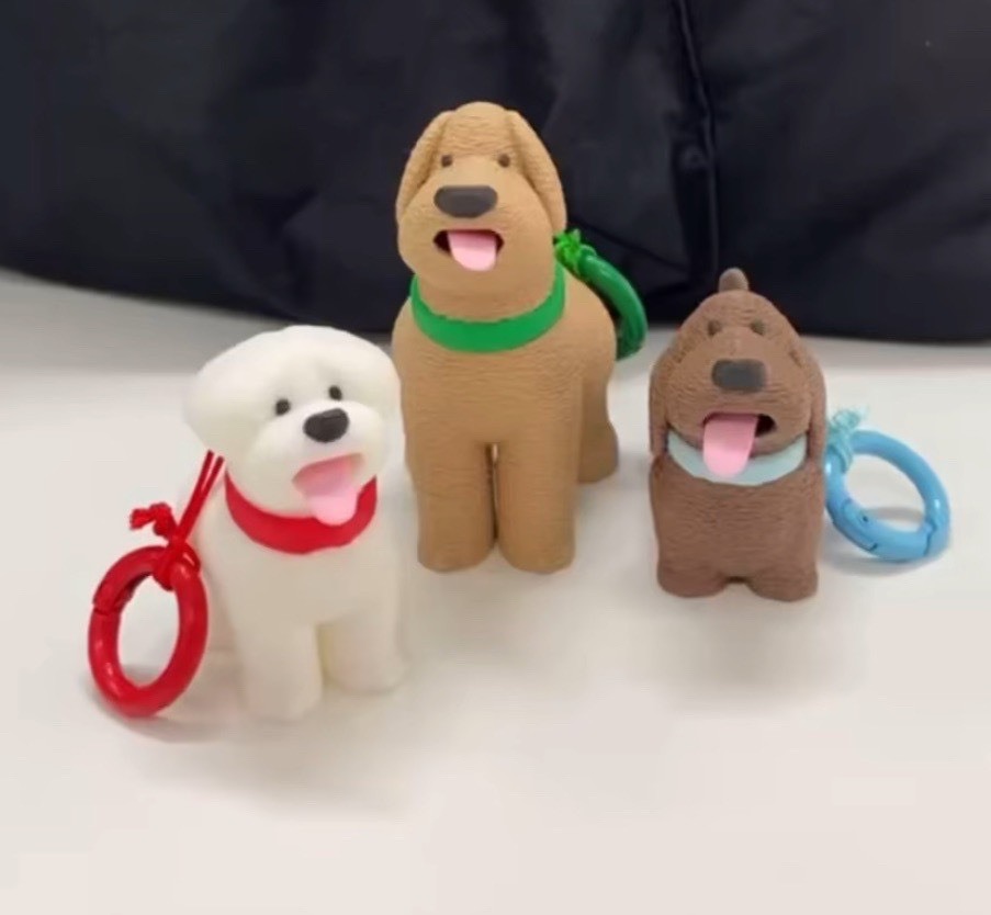 狗狗吐舌頭吊飾