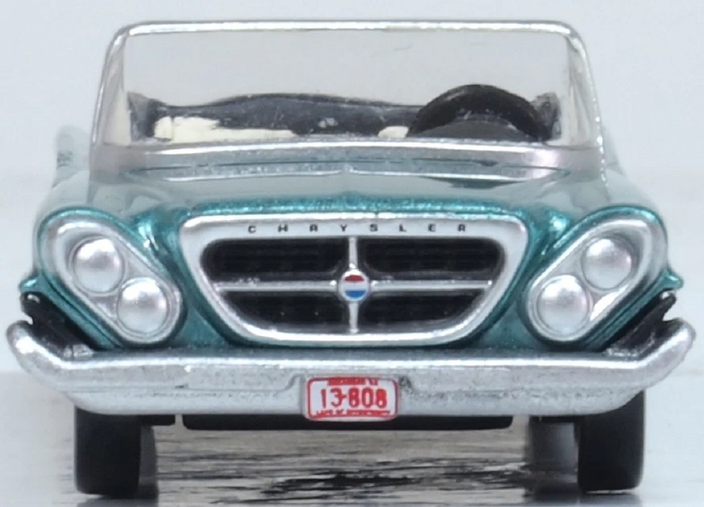 Oxford 87CC61005 1:87 1961 克萊斯勒 300 藍寶石綠敞篷車