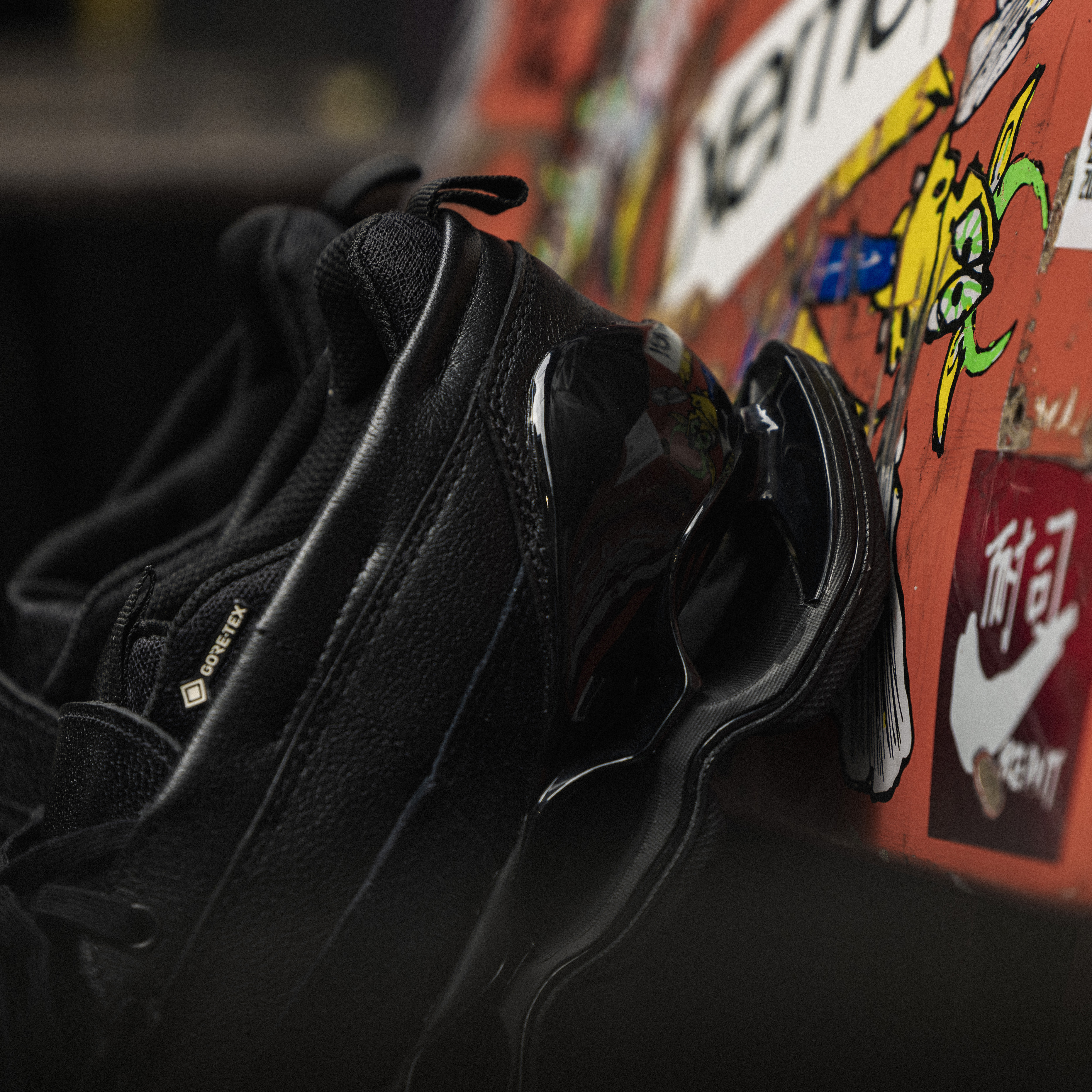 -(C8a)-MIZUNO WAVE PROPHECY MOC GTX GORE-TEX TRIPLE BLACK 美津濃 莫卡辛鞋 高性能跑鞋 防水 全黑-D1GD240601