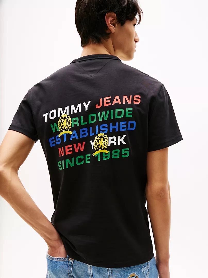 Tommy Jeans 背後彩色字母 短袖上衣 短T