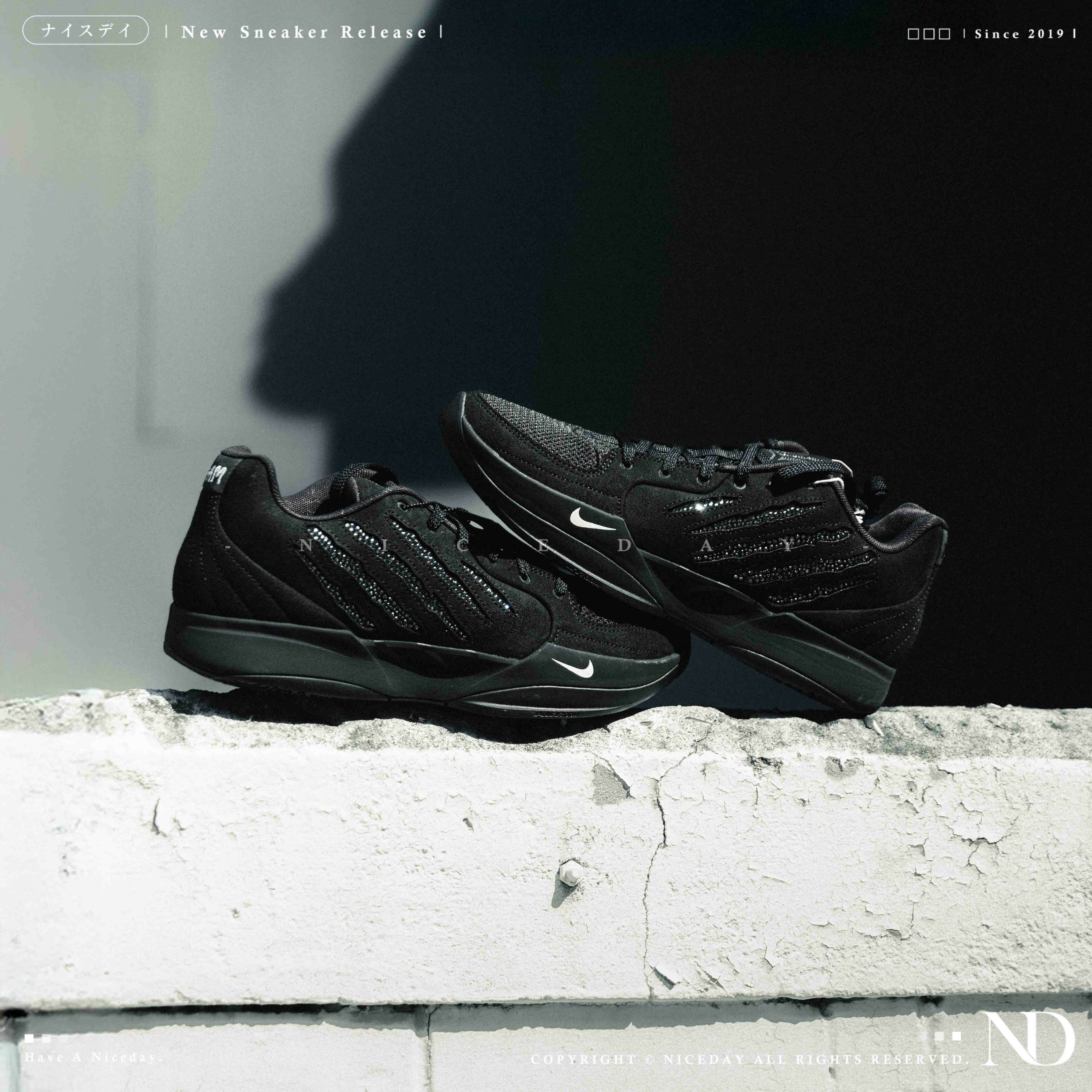 NICEDAY 部分現貨 / 代購 Nike x Swarovski Ja 2 EP All-Star 明星賽 施華洛世奇 鑽石 水晶 黑色 全黑 黑鑽 IB3860-001