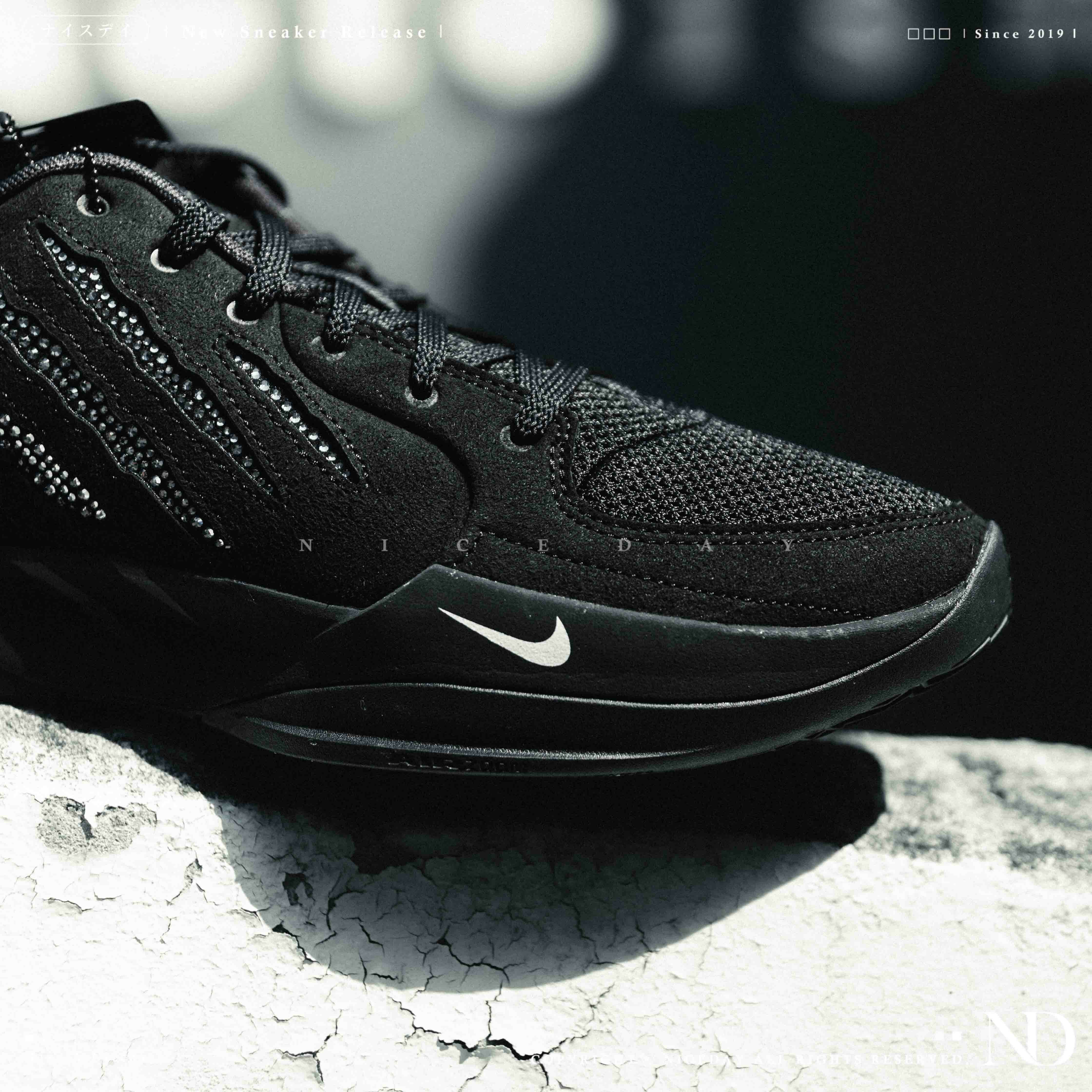 NICEDAY 部分現貨 / 代購 Nike x Swarovski Ja 2 EP All-Star 明星賽 施華洛世奇 鑽石 水晶 黑色 全黑 黑鑽 IB3860-001