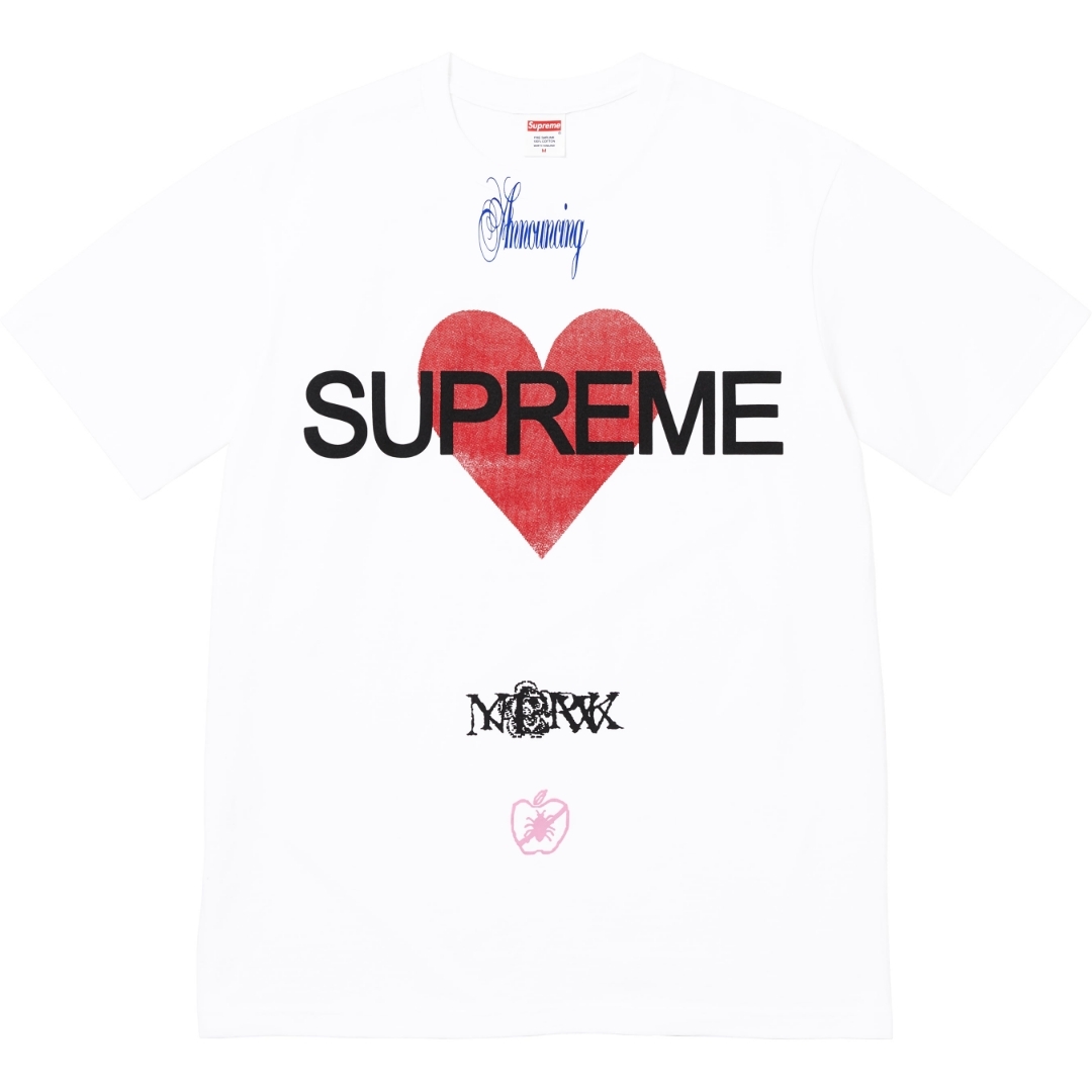 SUPREME 25SS ANNOUNCING TEE 短T (2色)