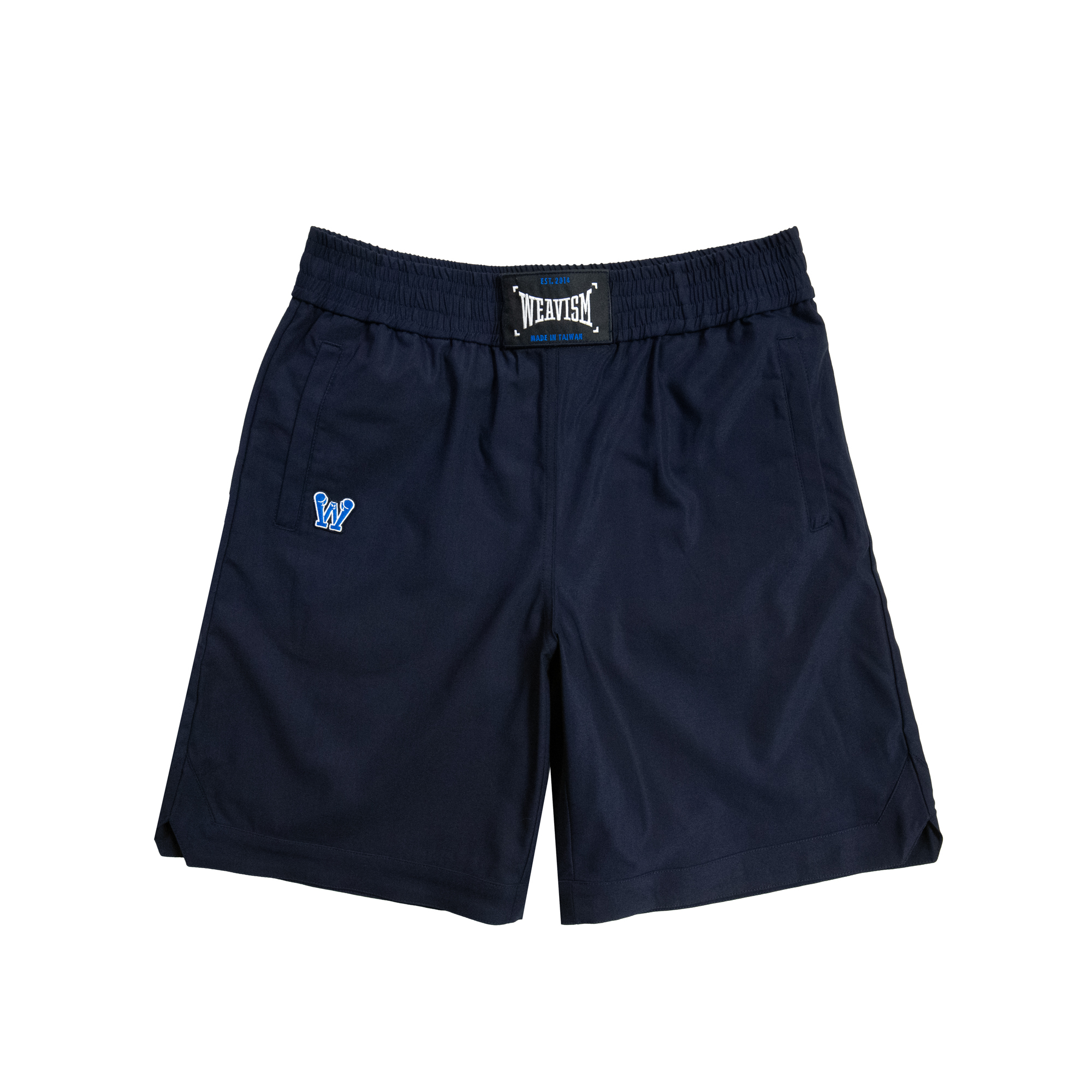 織本出擊抽繩短褲-深海藍