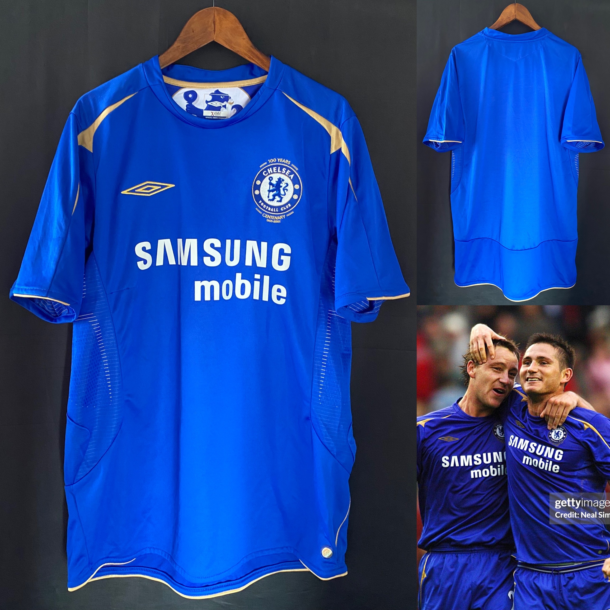 Chelsea 2005-2006 Umbro Centenary Home Shirt