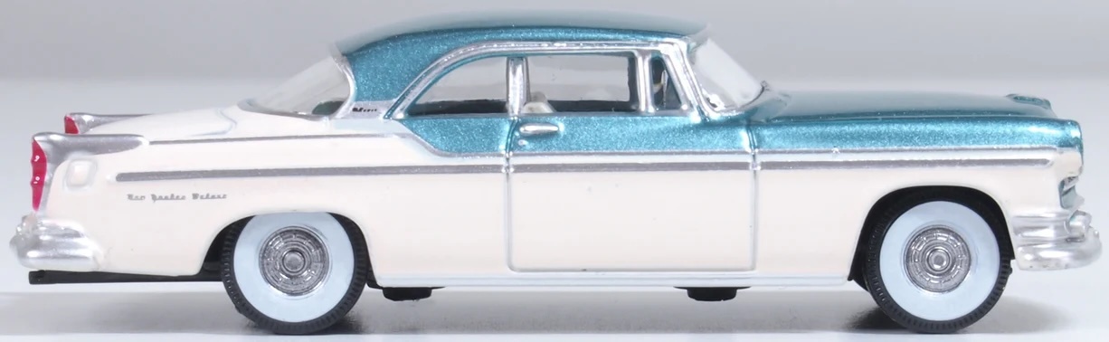 Oxford 87CNY55004 1:87 萊斯勒紐約豪華轎跑車St. Regis 1955 玉綠/鉑金