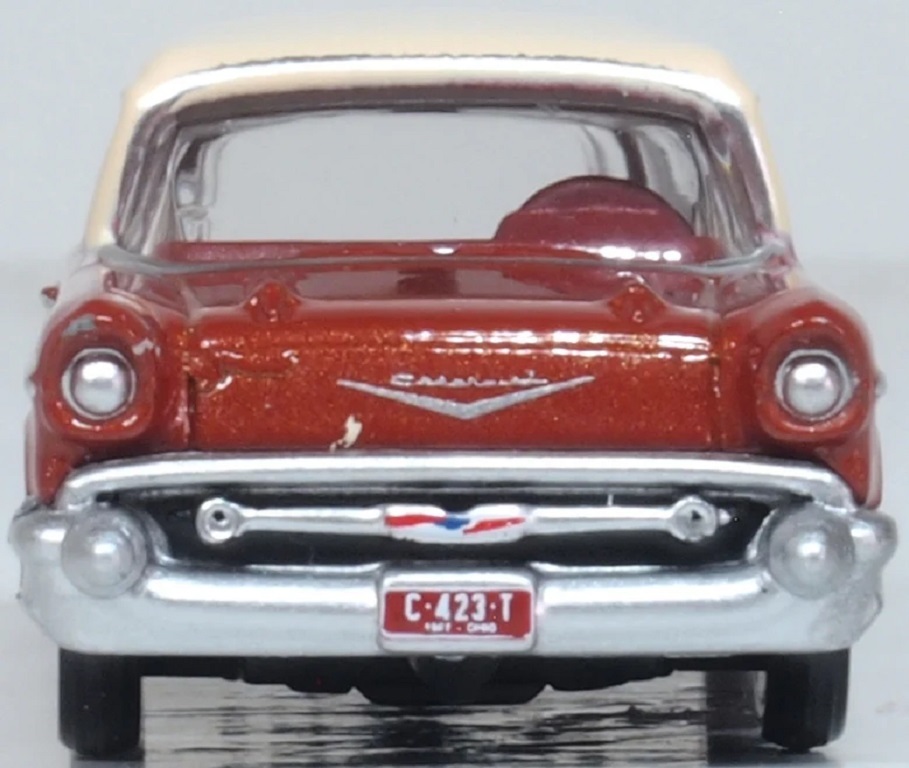 Oxford 87CN57008 1:87 1957 雪佛蘭 Nomad 阿多比米色/塞拉金