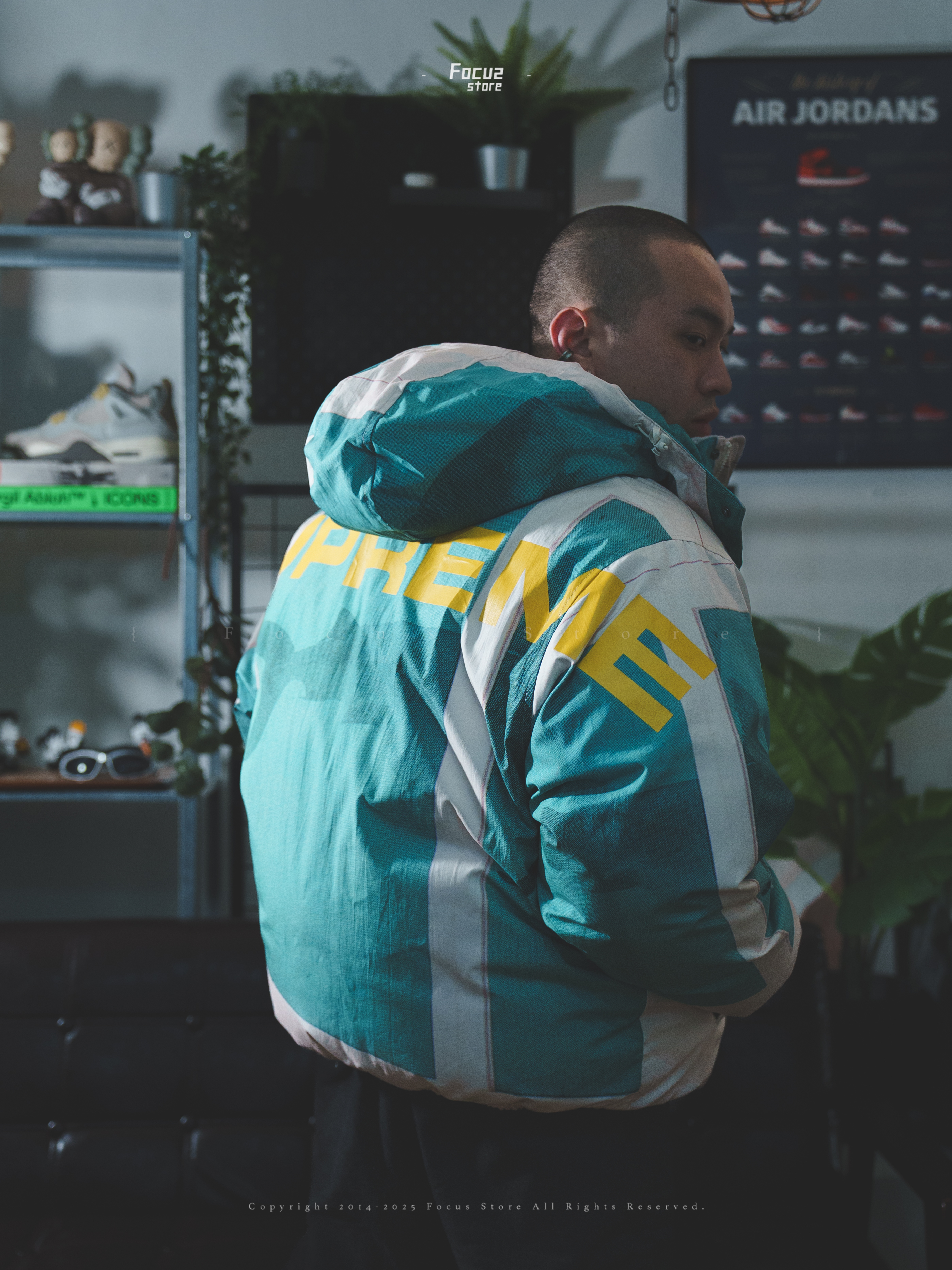 Puffer Jacket Supreme Hirst 【Focus Store】預購Damien Hirst X 