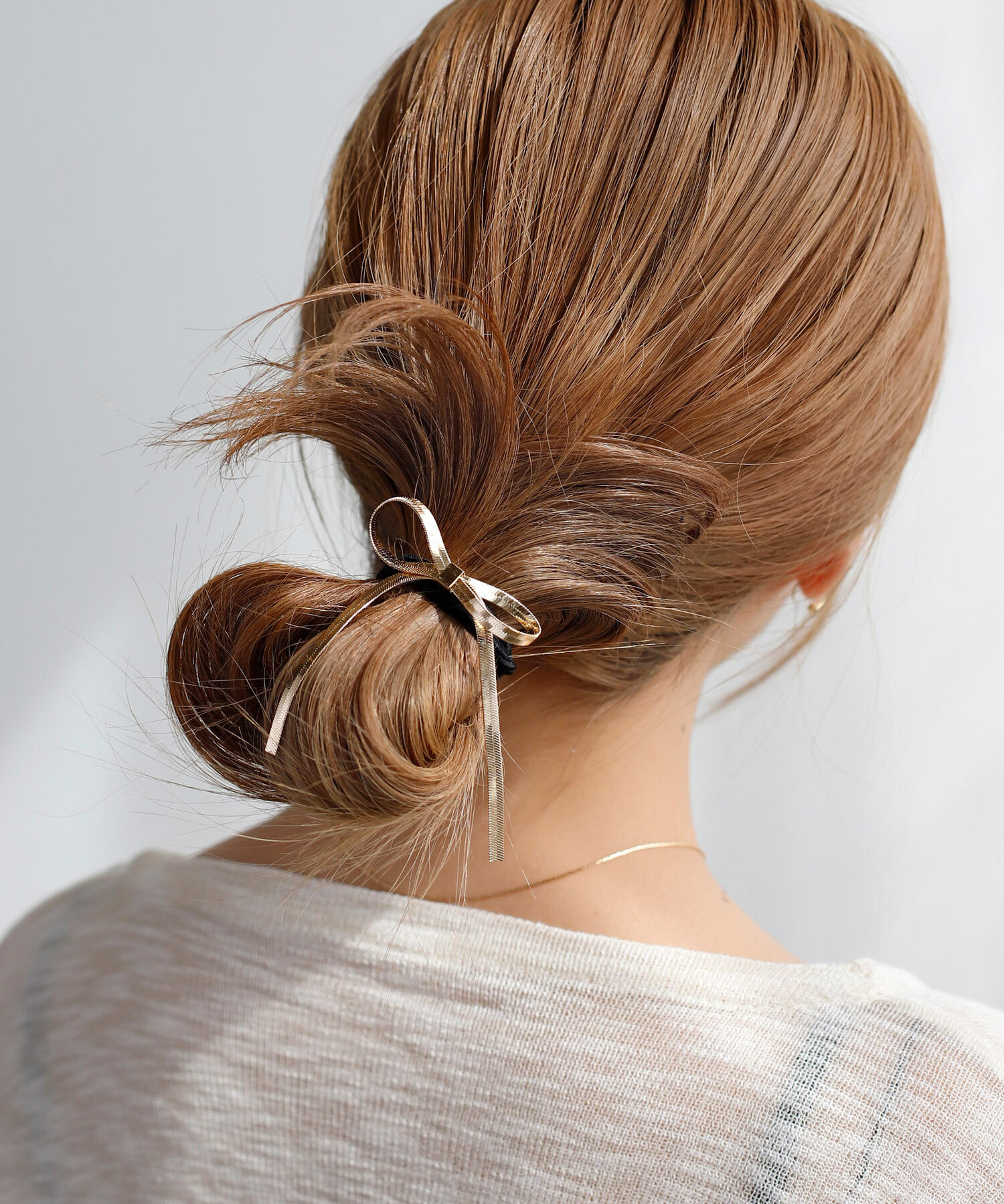 [連線優惠]ANEMONE 精緻蛇鏈蝴蝶結髮圈