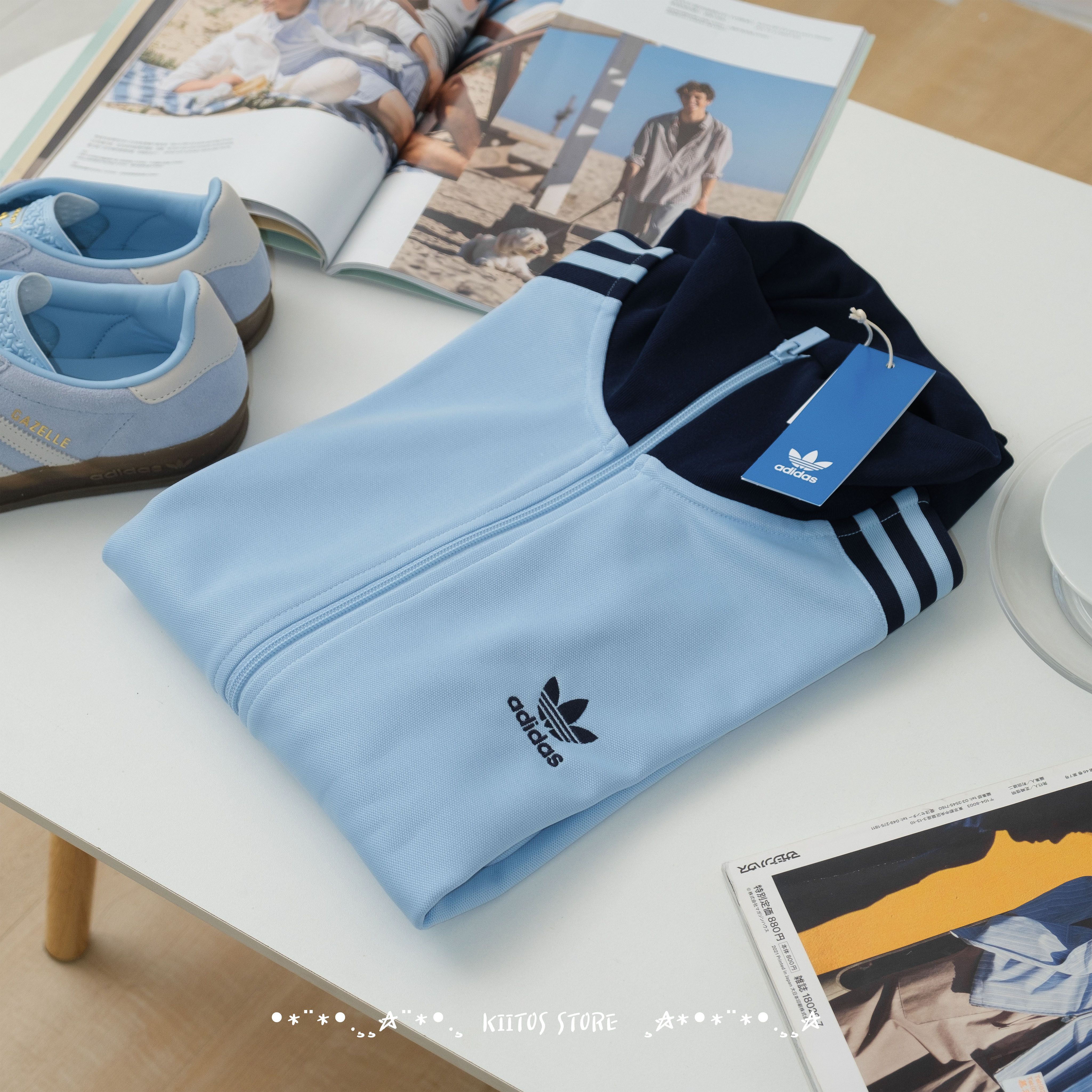 Adidas ORIGINALS 外套 寶寶藍  JP2521