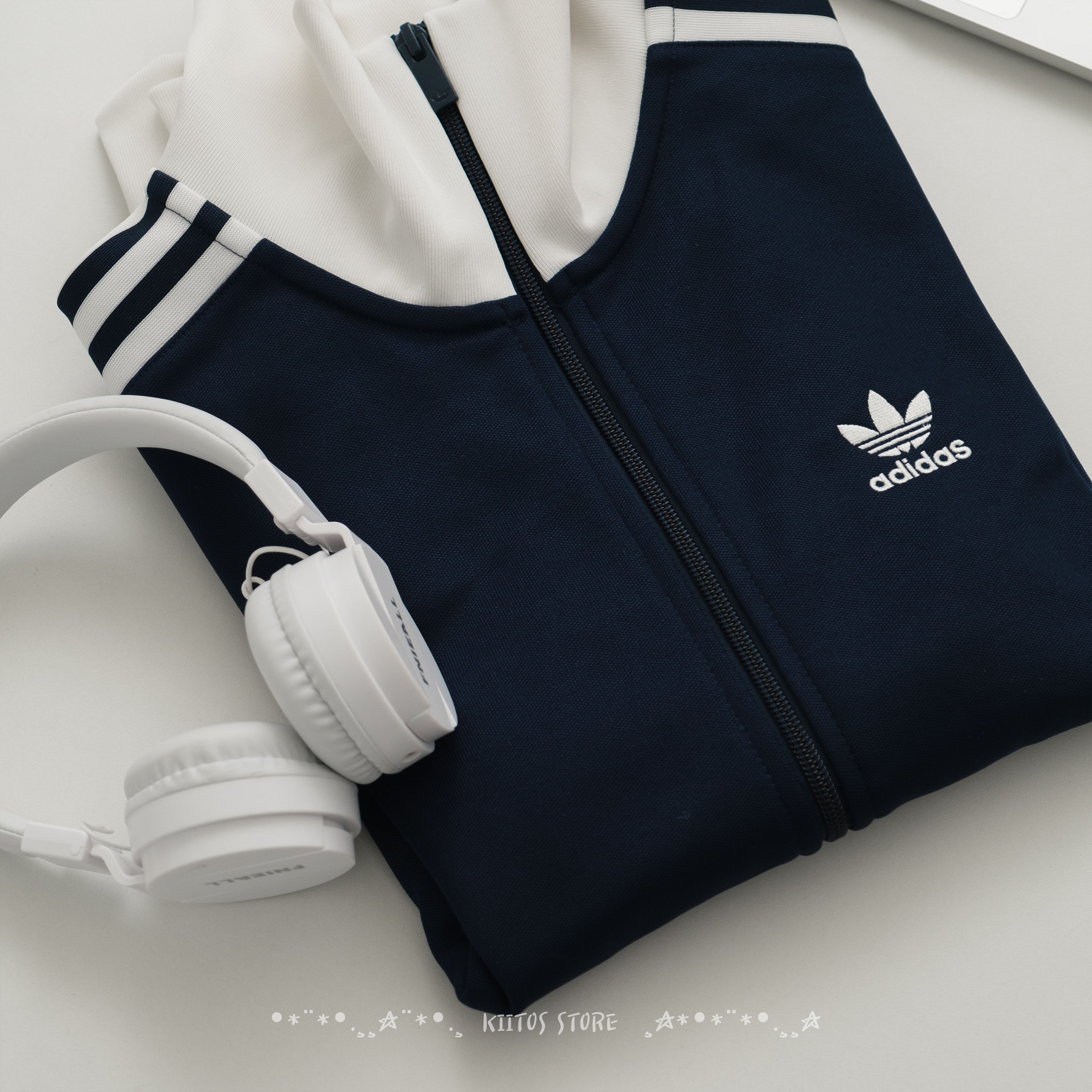 【預購/現貨】Adidas Adicolor Classics 三葉草 外套 立領 深藍色 IP0418