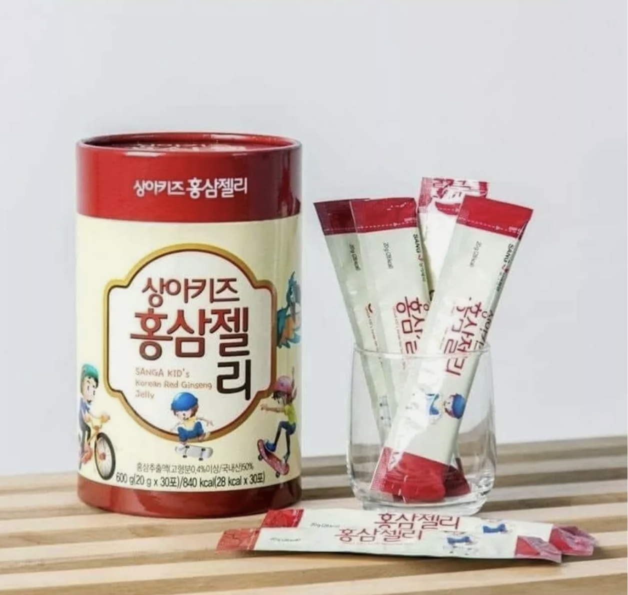 韓國連線 兒童紅參啫喱條（1盒30條）（K3 DD271）