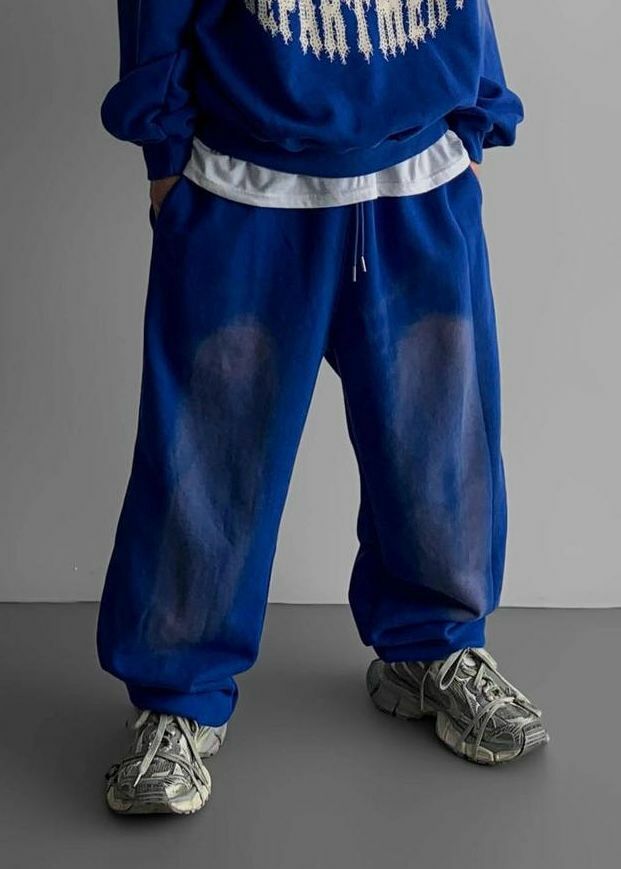 洗水淨色束腳鬆身運動褲 COVILL-168P