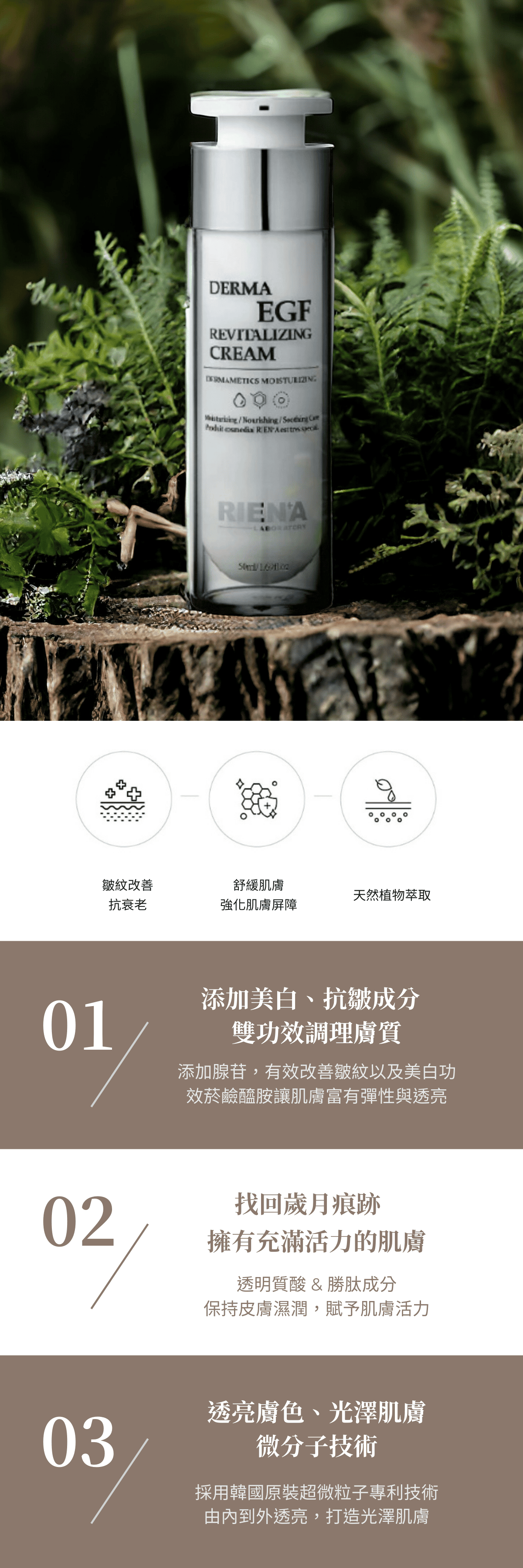 RIENA麗恩娜 深層保濕活膚霜