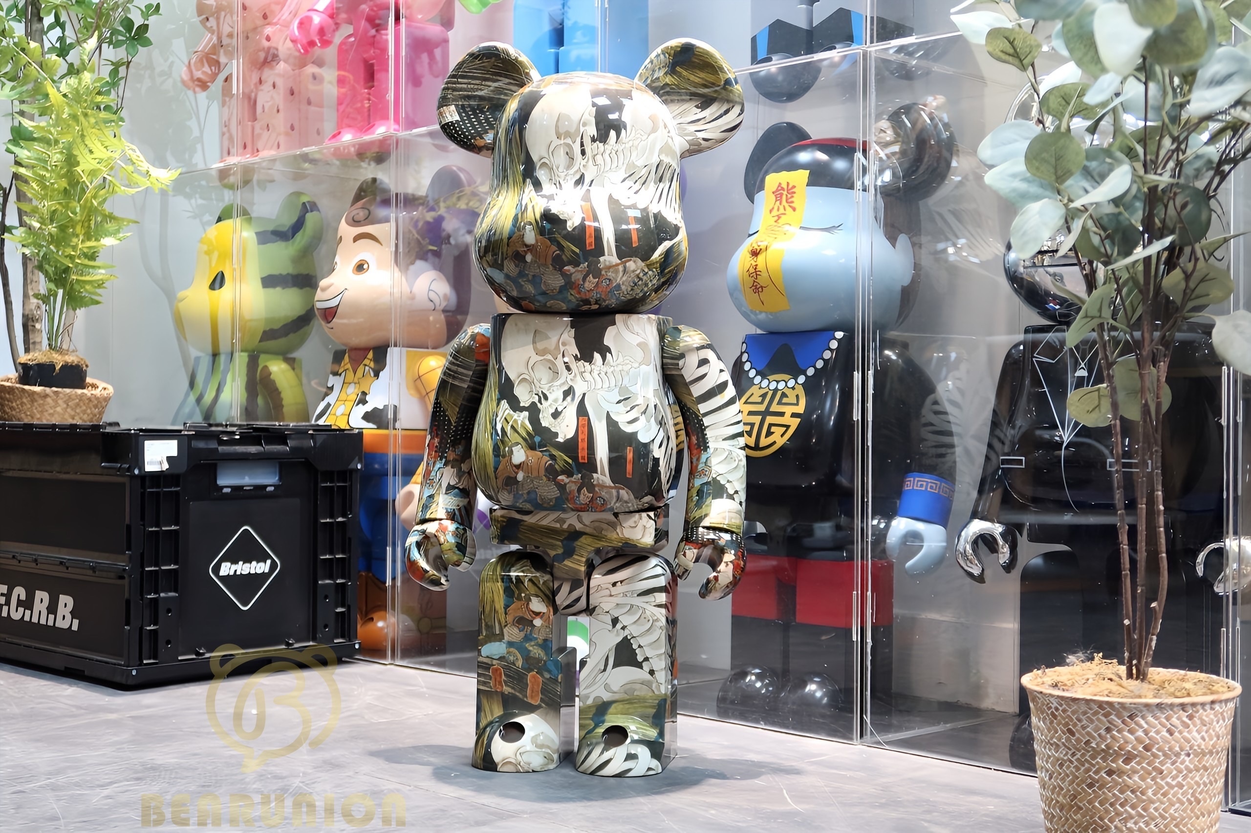 BEARBRICK 1000% 歌川国芳相馬古内裏