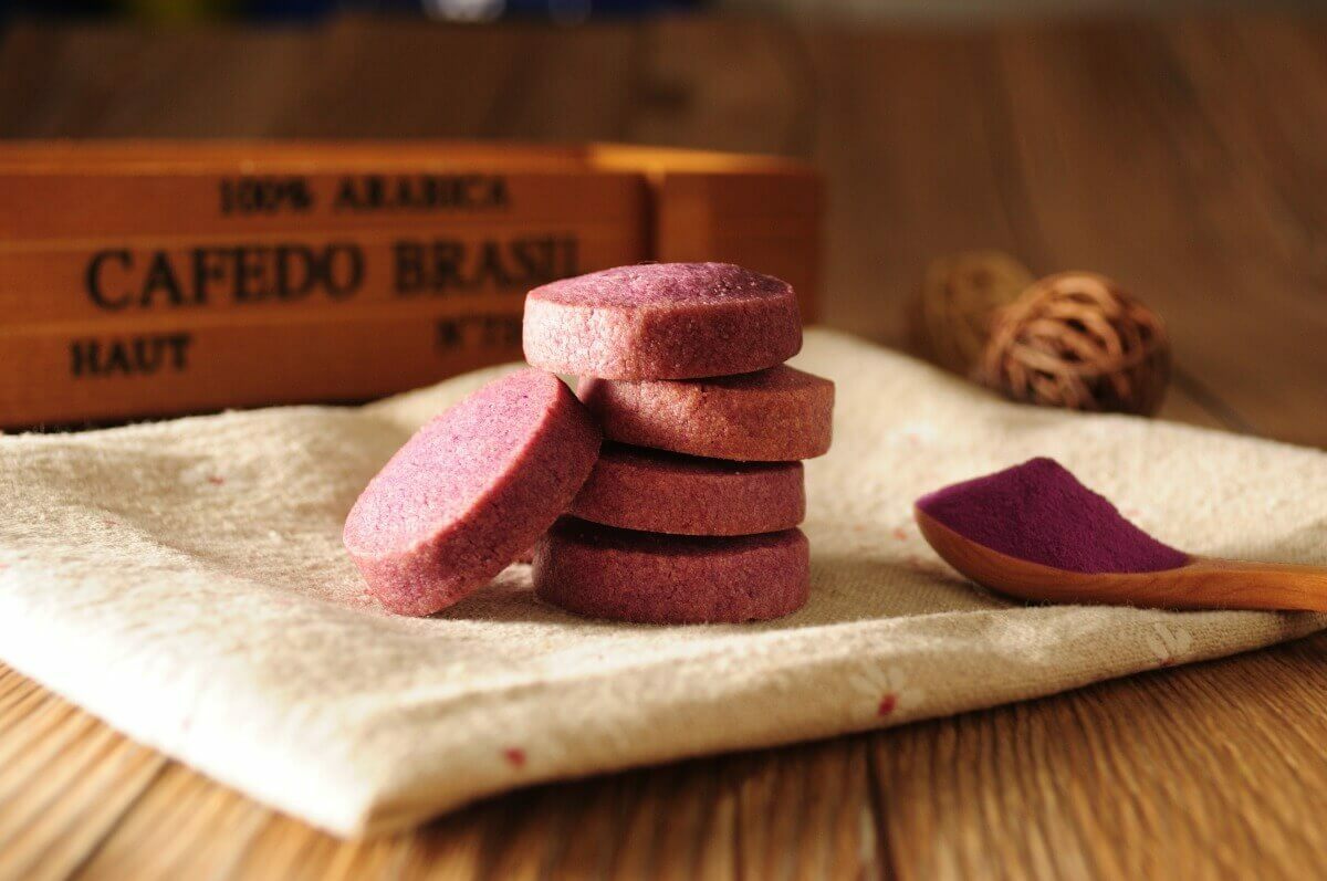 紫心地瓜小圓餅