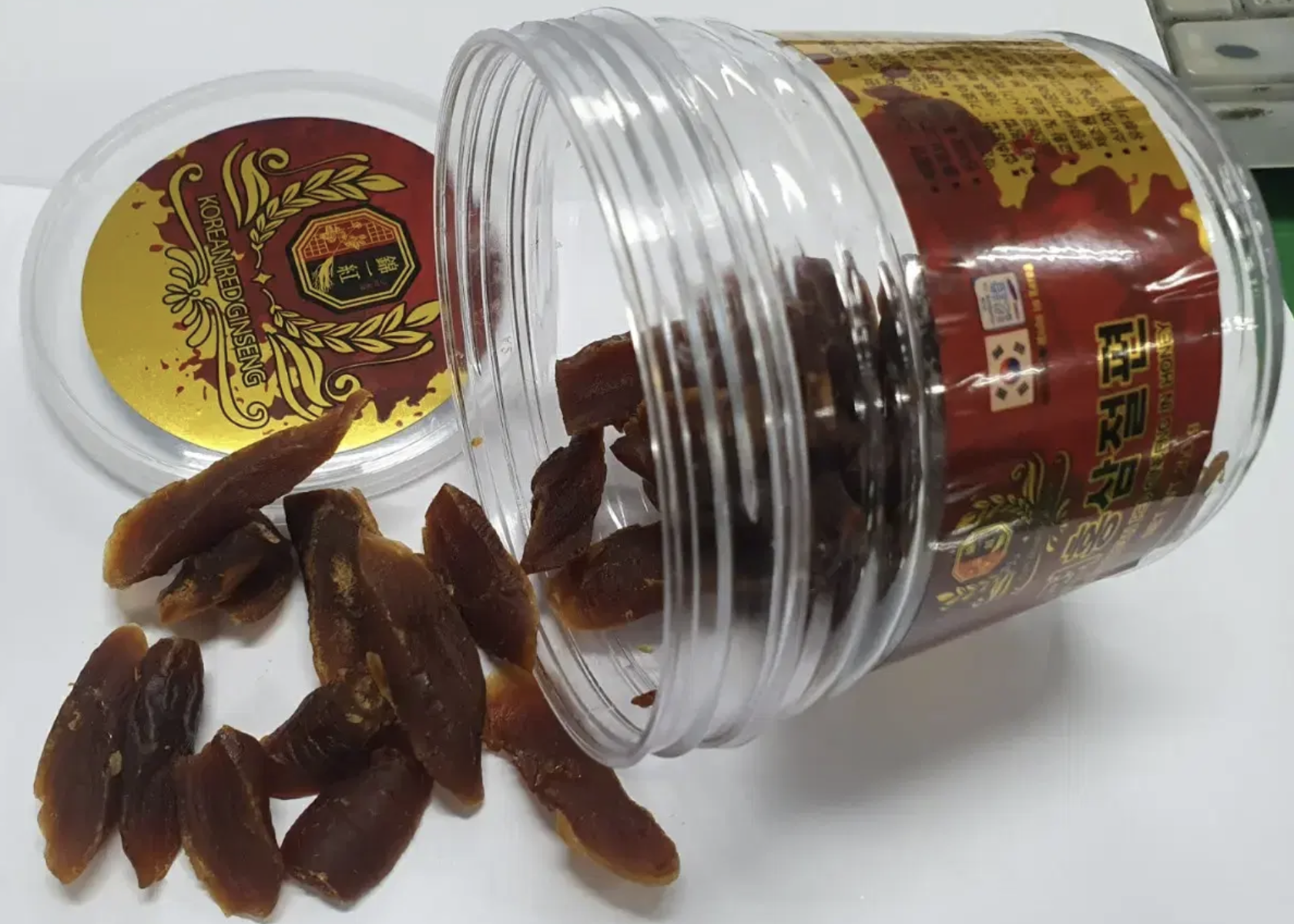 韓國連線 韓國紅參蜂蜜切片500G（K3 DD273）