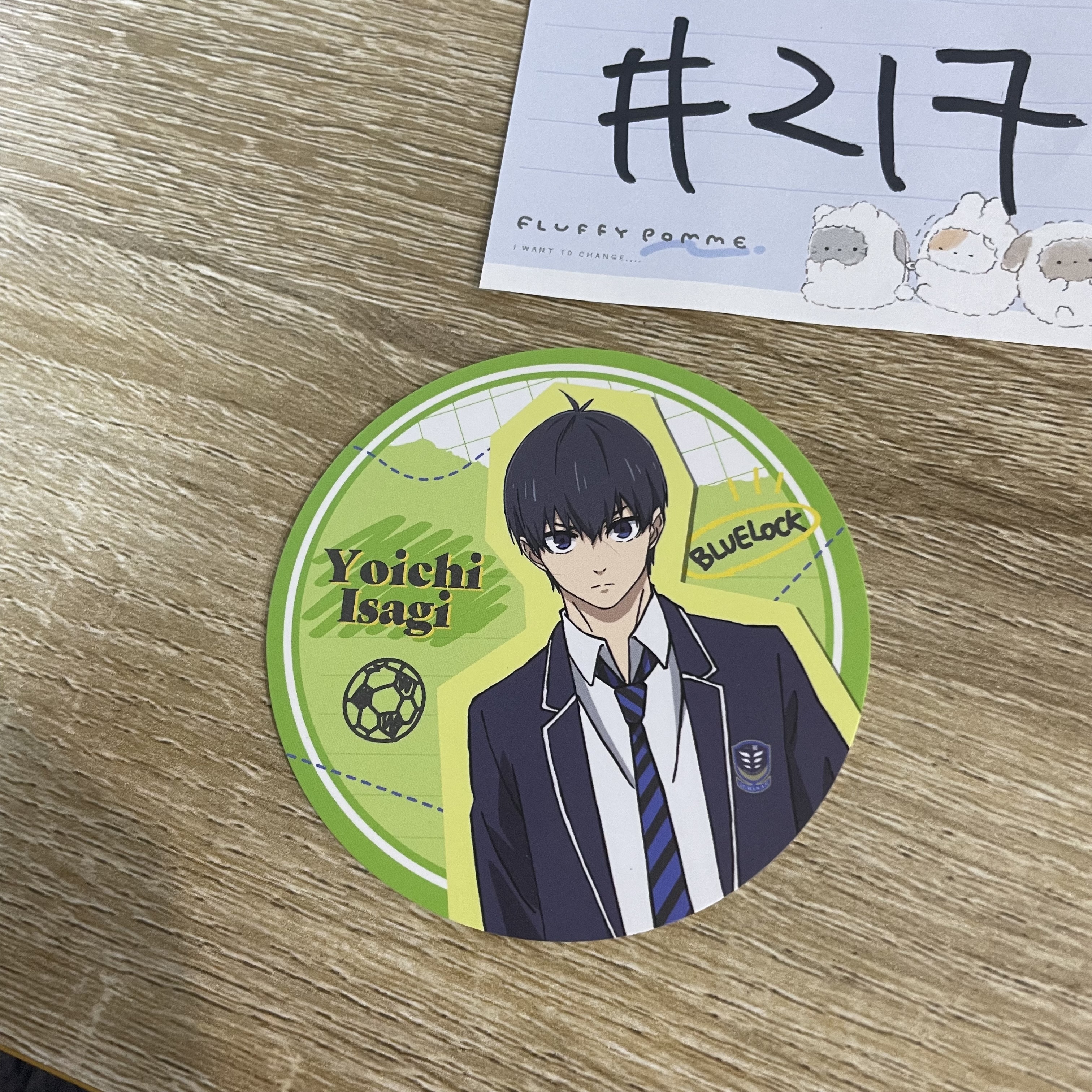 BlueLock 潔  杯墊#217