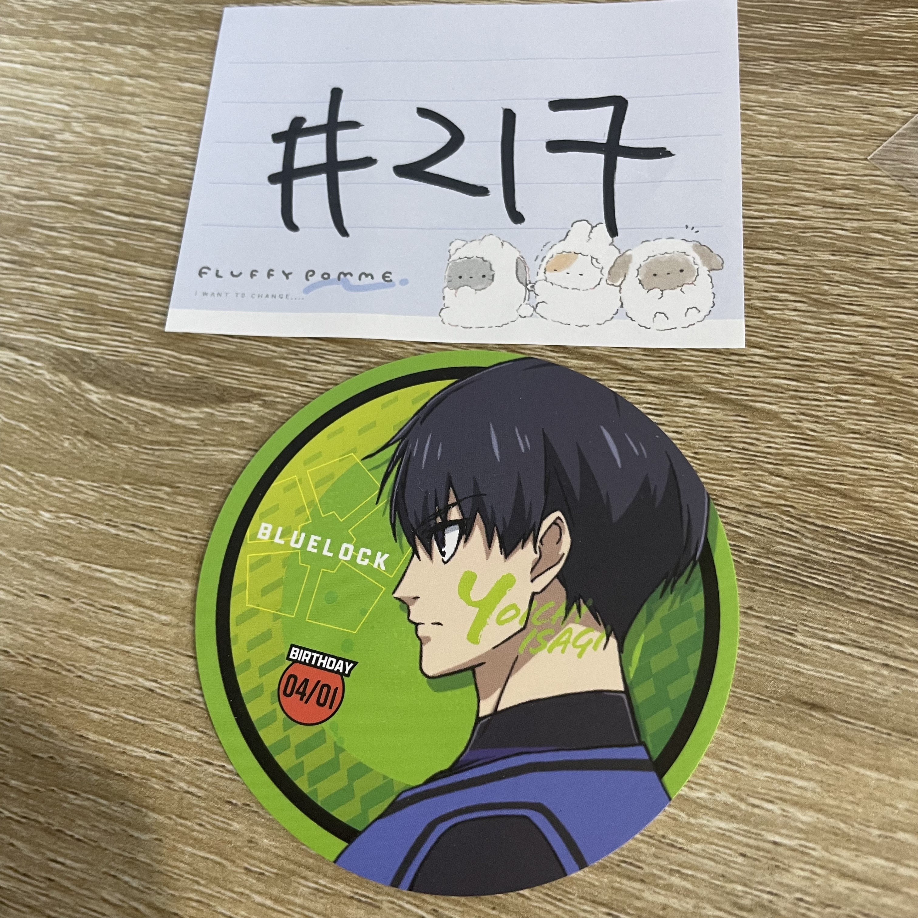 BlueLock 潔  杯墊#217