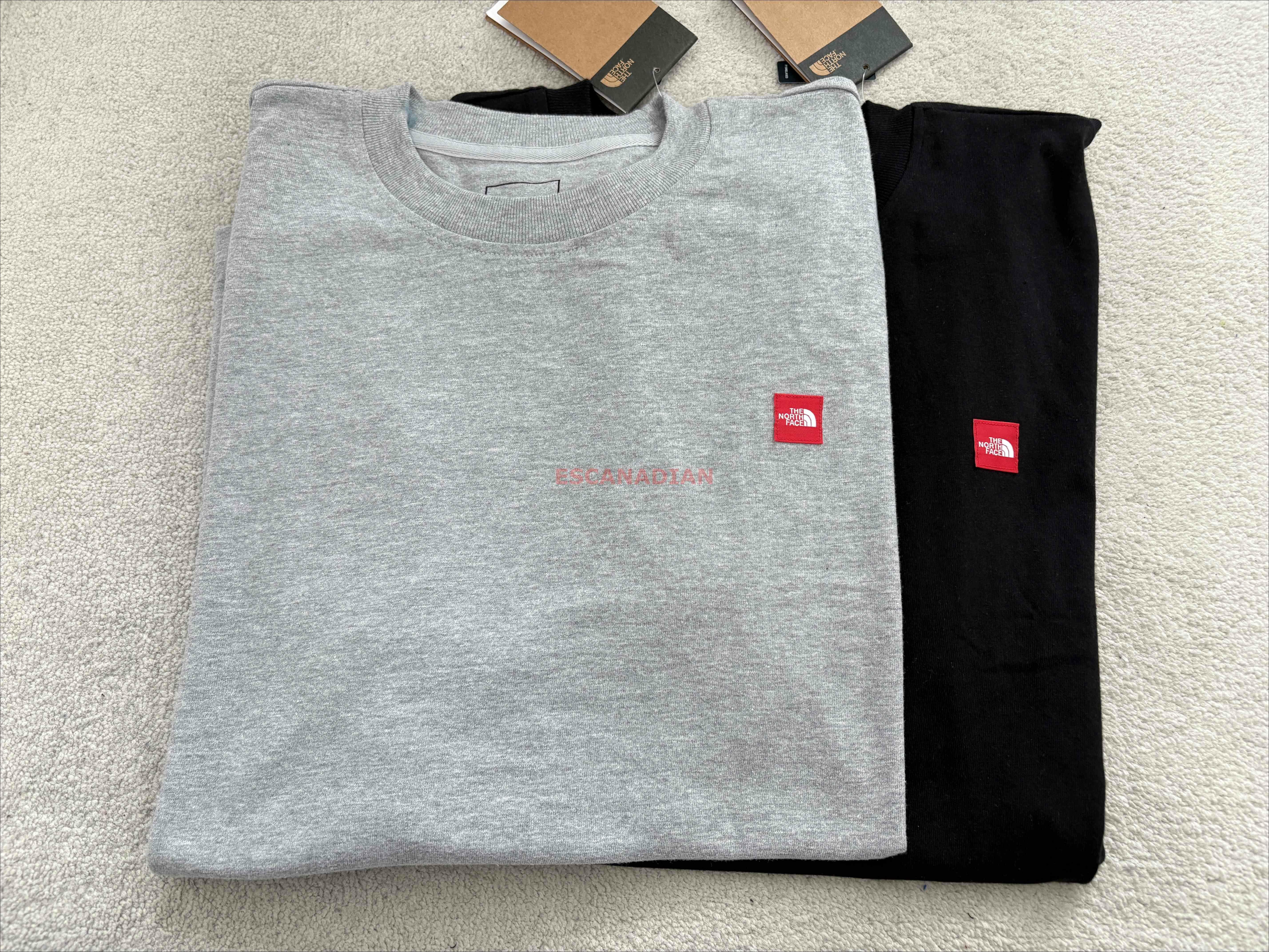 THE NORTH FACE 男大人 厚磅棉質 落肩小寬版 DENALI系列 正反圖案 短TEE