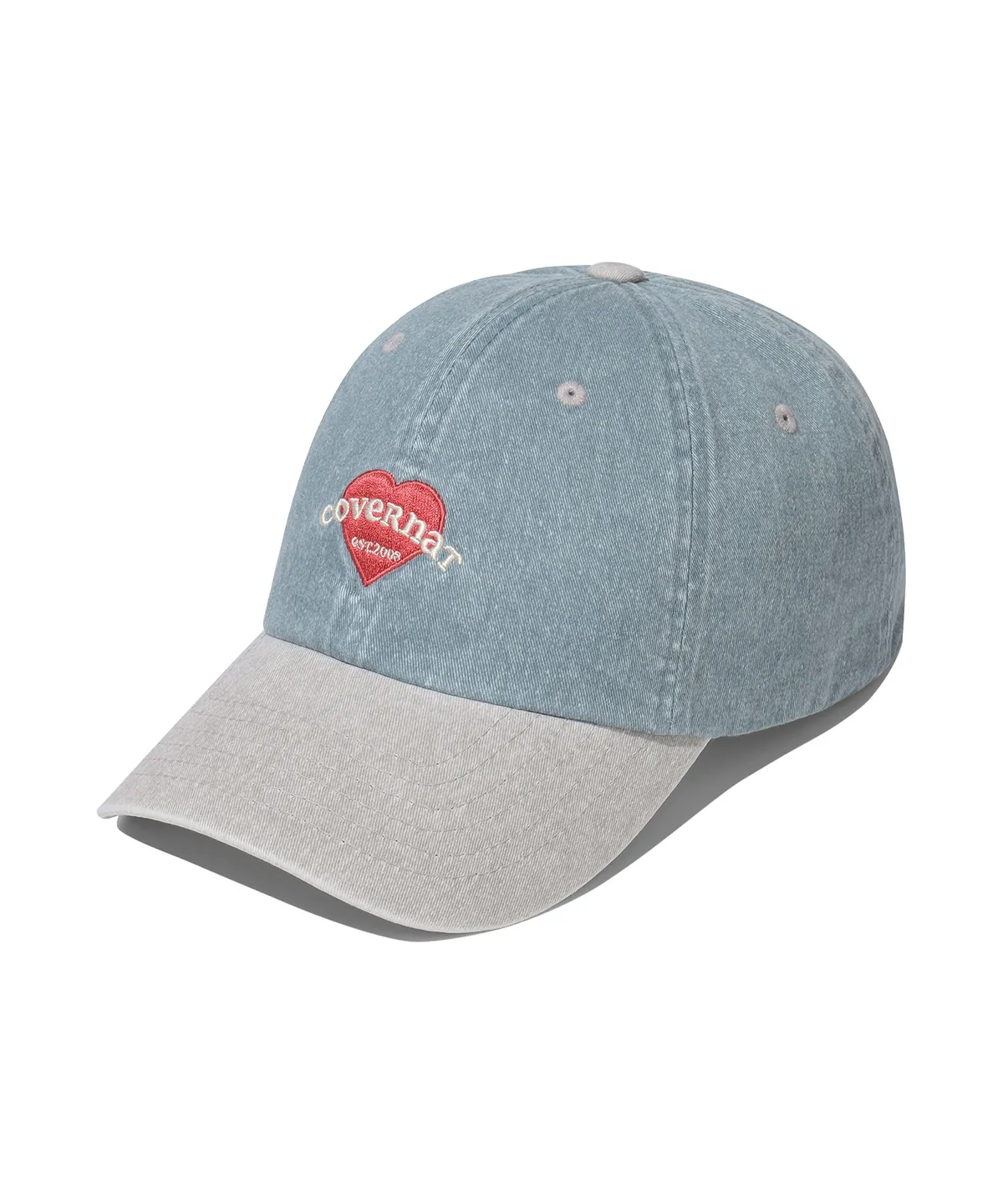 ☆23SS☆【COVERNAT】☆heart clover embroidered ball ca.p☆ Clover Heart Boucle Embroidery Ball Cap Navy - Covernat | 60