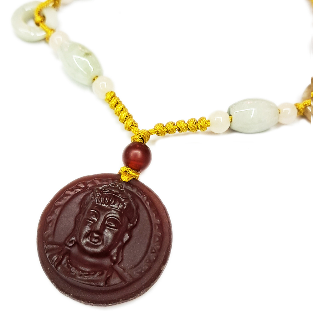 佛首{紅玉髓}中國結項鍊【十方】134285