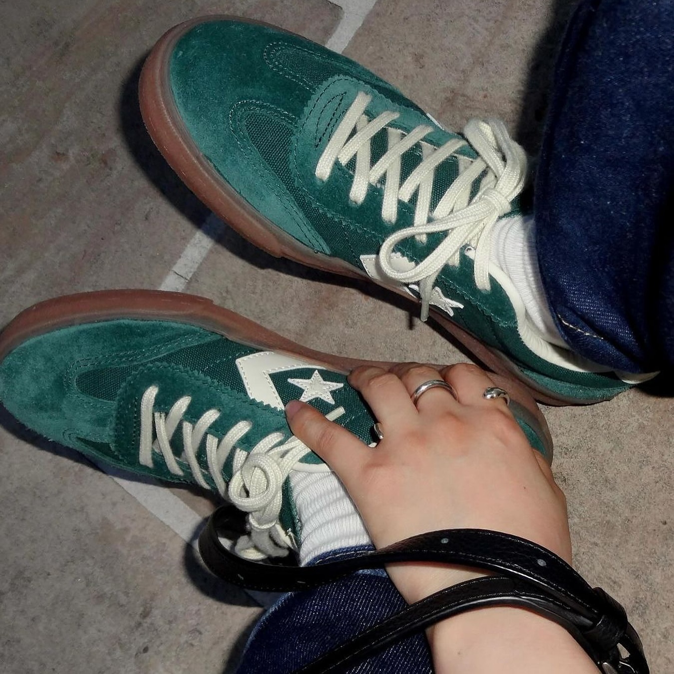 預購┃CONVERSE ROADCLASSIC SK OX 綠色 麂皮 板鞋 低筒