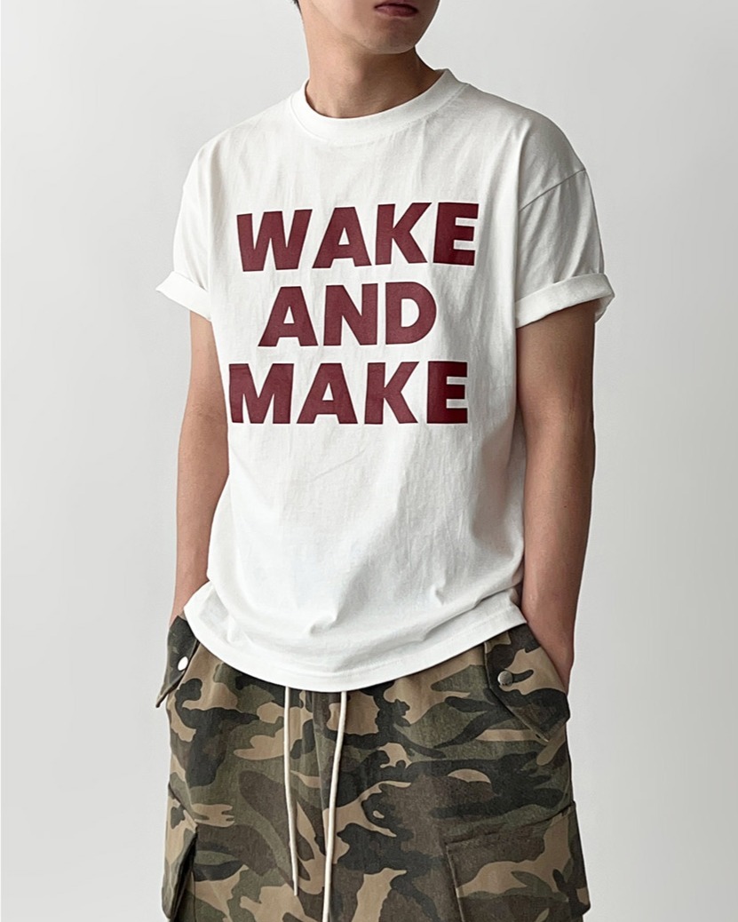 Wake Make 短袖T卹