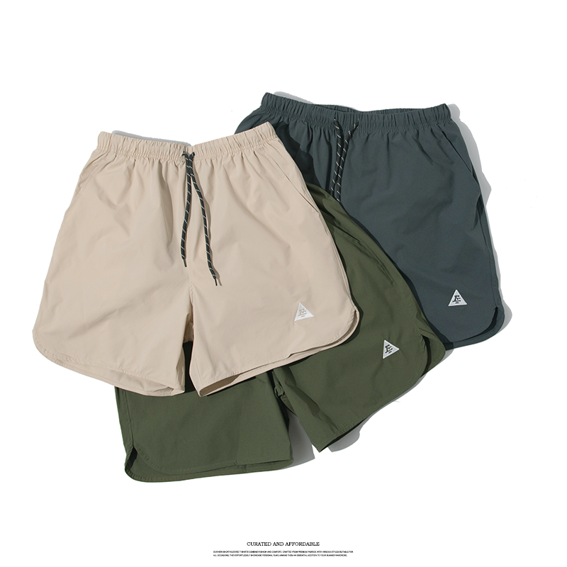 弧形開岔運動五分短褲