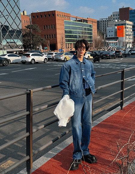 WESTERN縫線短款外套