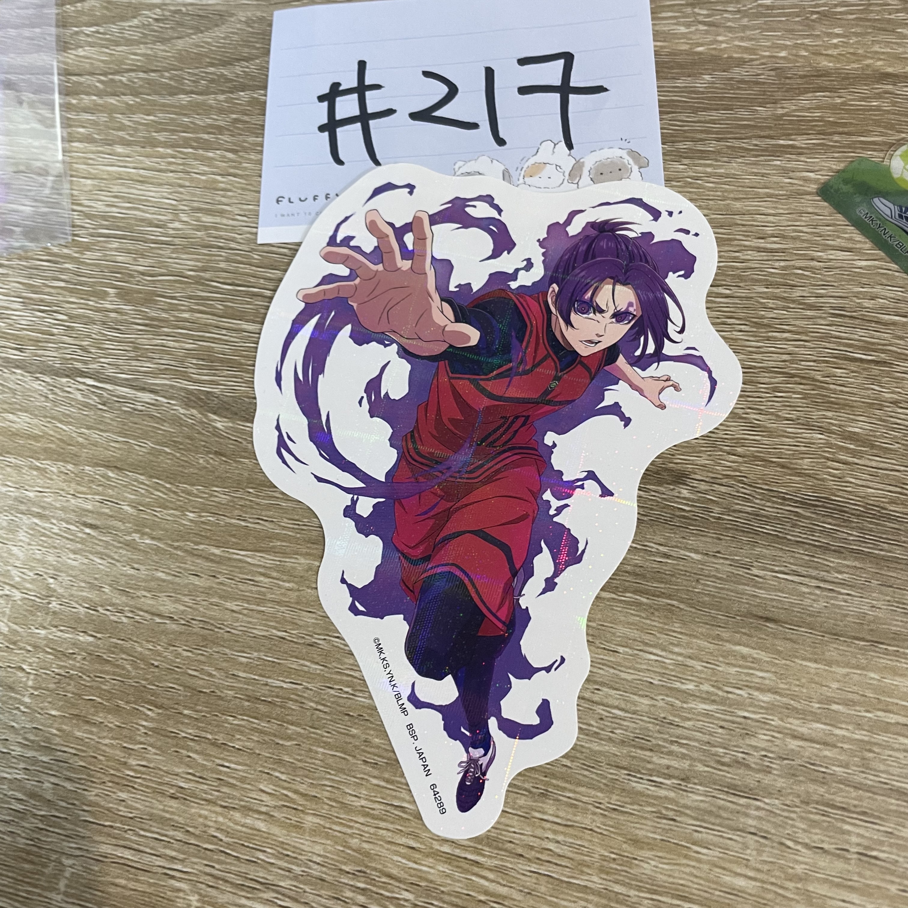 BlueLock 玲王 貼紙#217