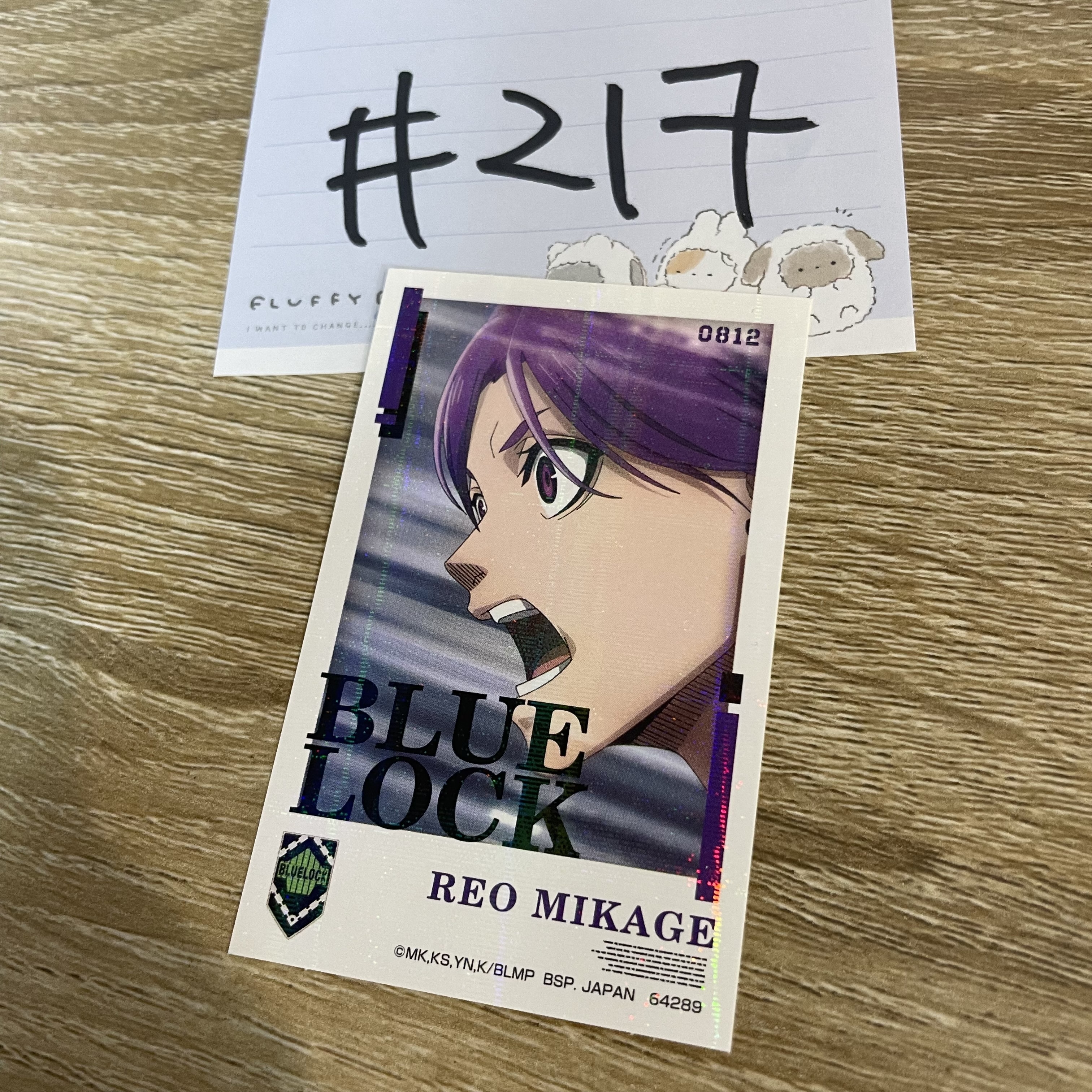 BlueLock 玲王 貼紙#217