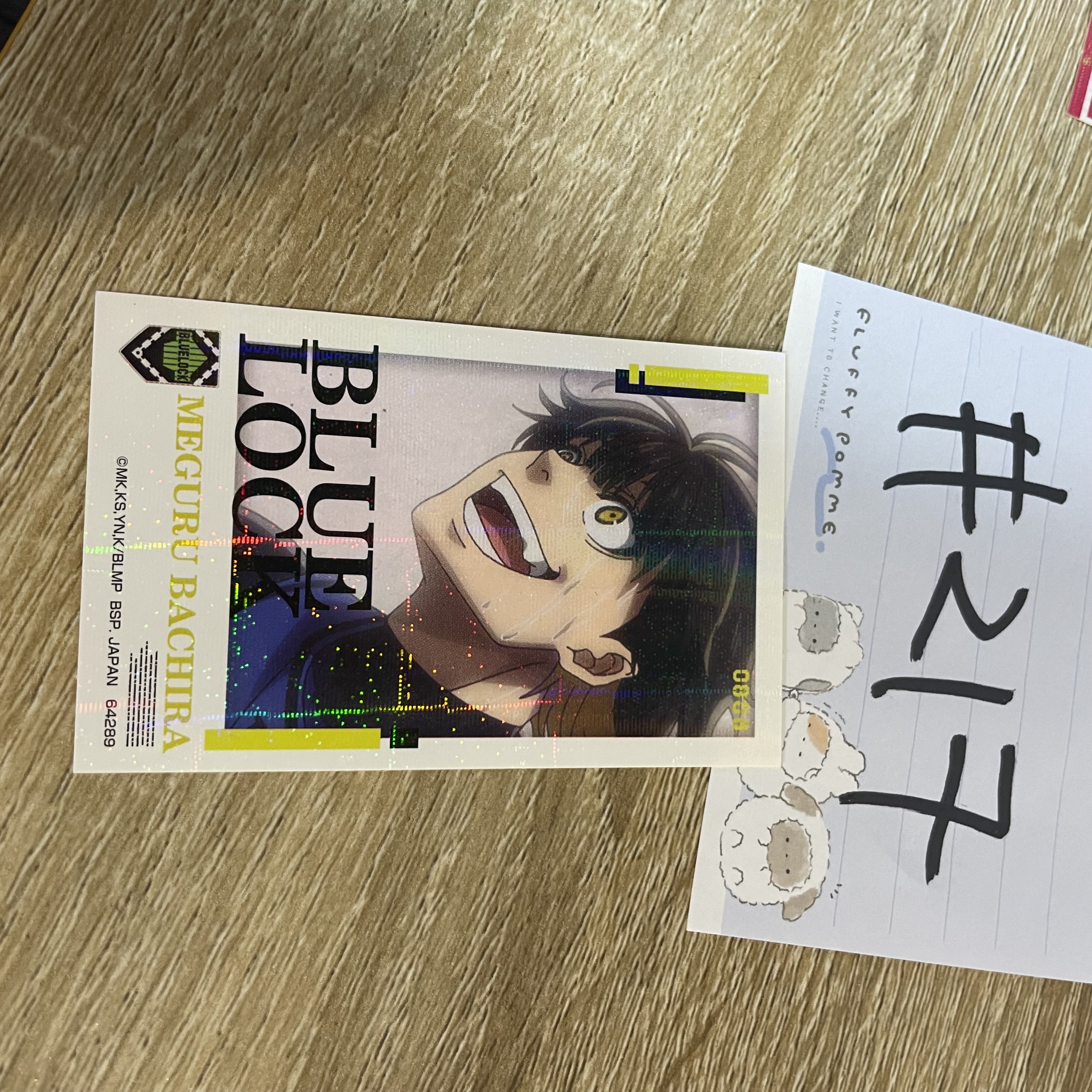 BlueLock  蜂樂  貼紙#217