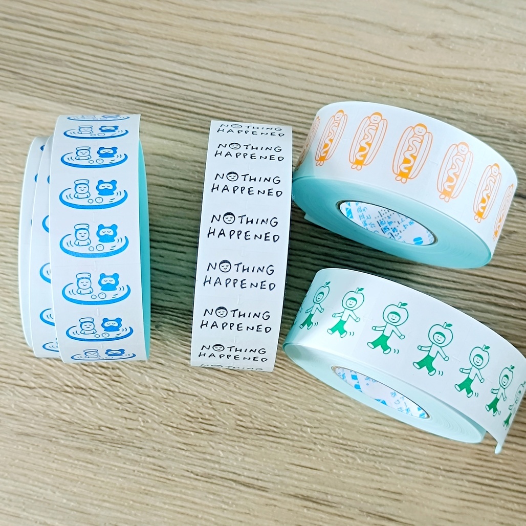 日本little lu．2025春 標籤機貼紙膠帶 共四款<整捲/分裝>