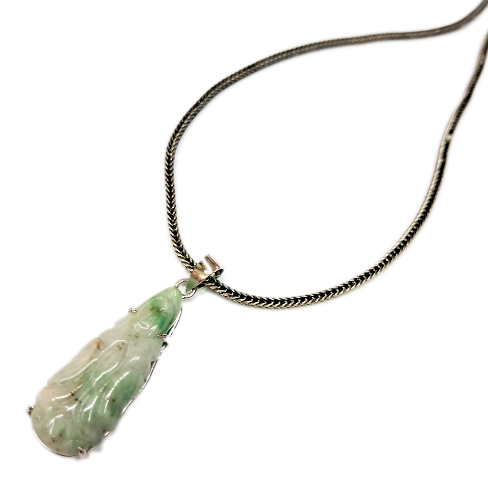 玉觀音墜飾&鋼鍊【十方】152645