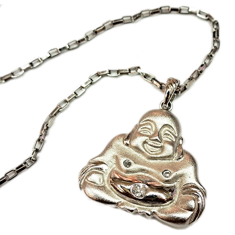 彌勒佛{鋼}項鍊【十方】119994