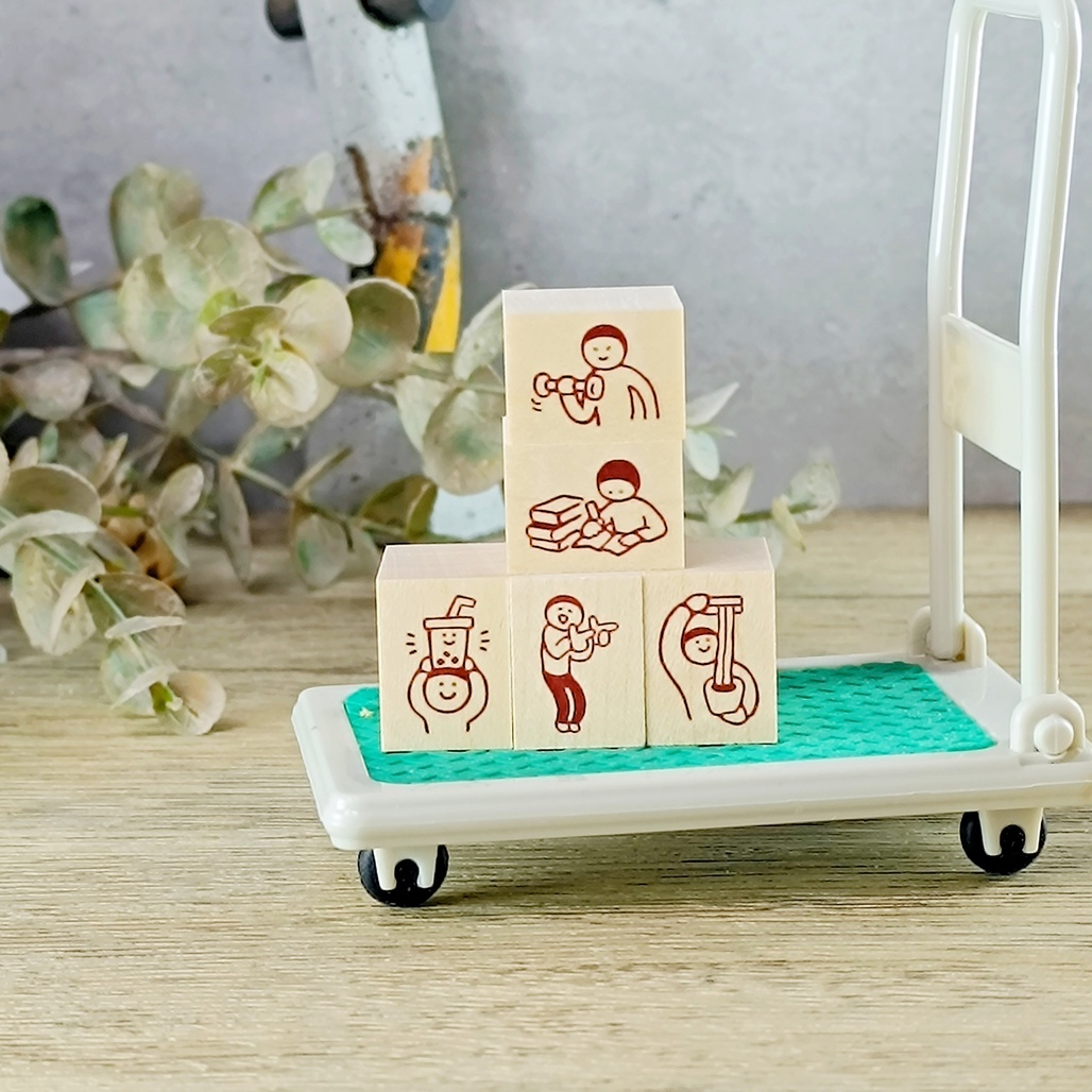 日本little lu．10x20mm系列原創印章 2025春季新品