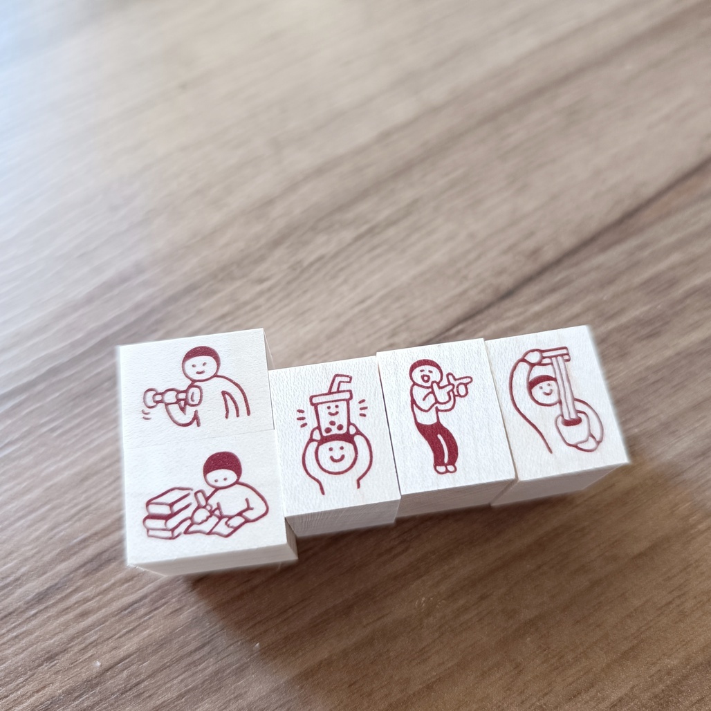 日本little lu．10x20mm系列原創印章 2025春季新品