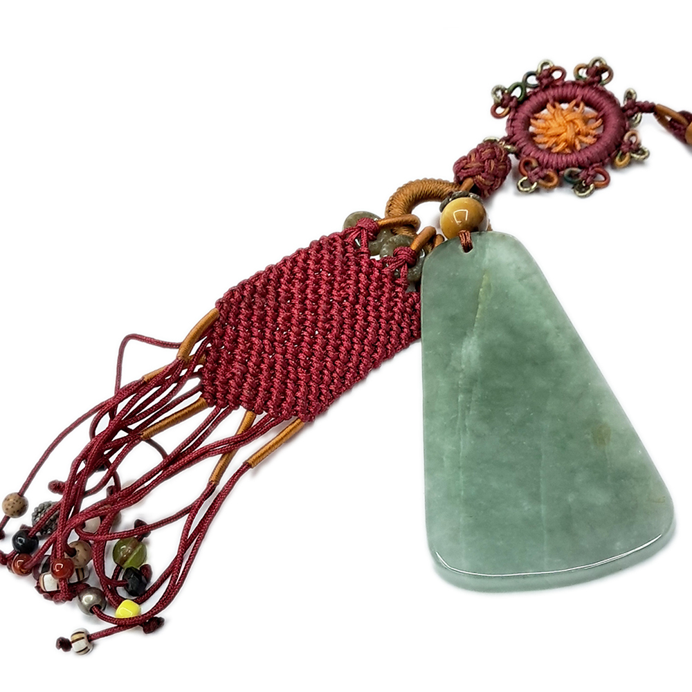 無事牌{緬甸玉}掛飾【十方】136233