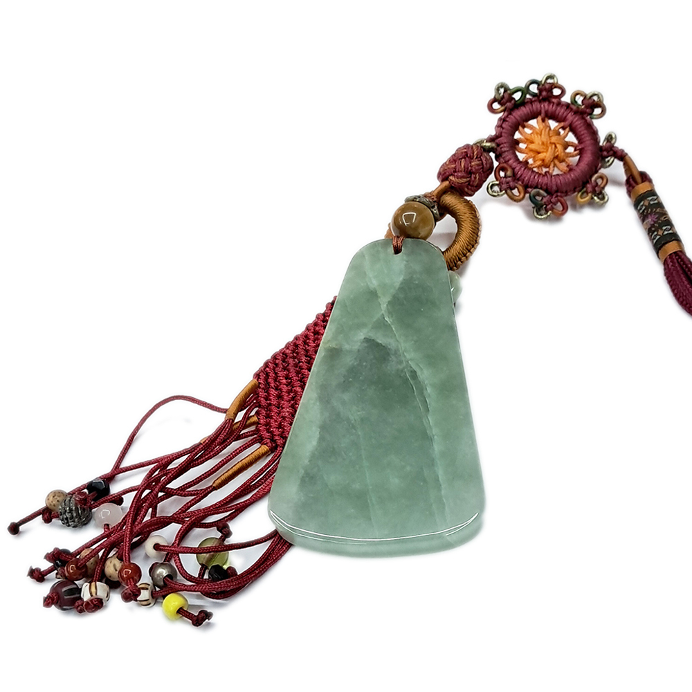 無事牌{緬甸玉}掛飾【十方】136233