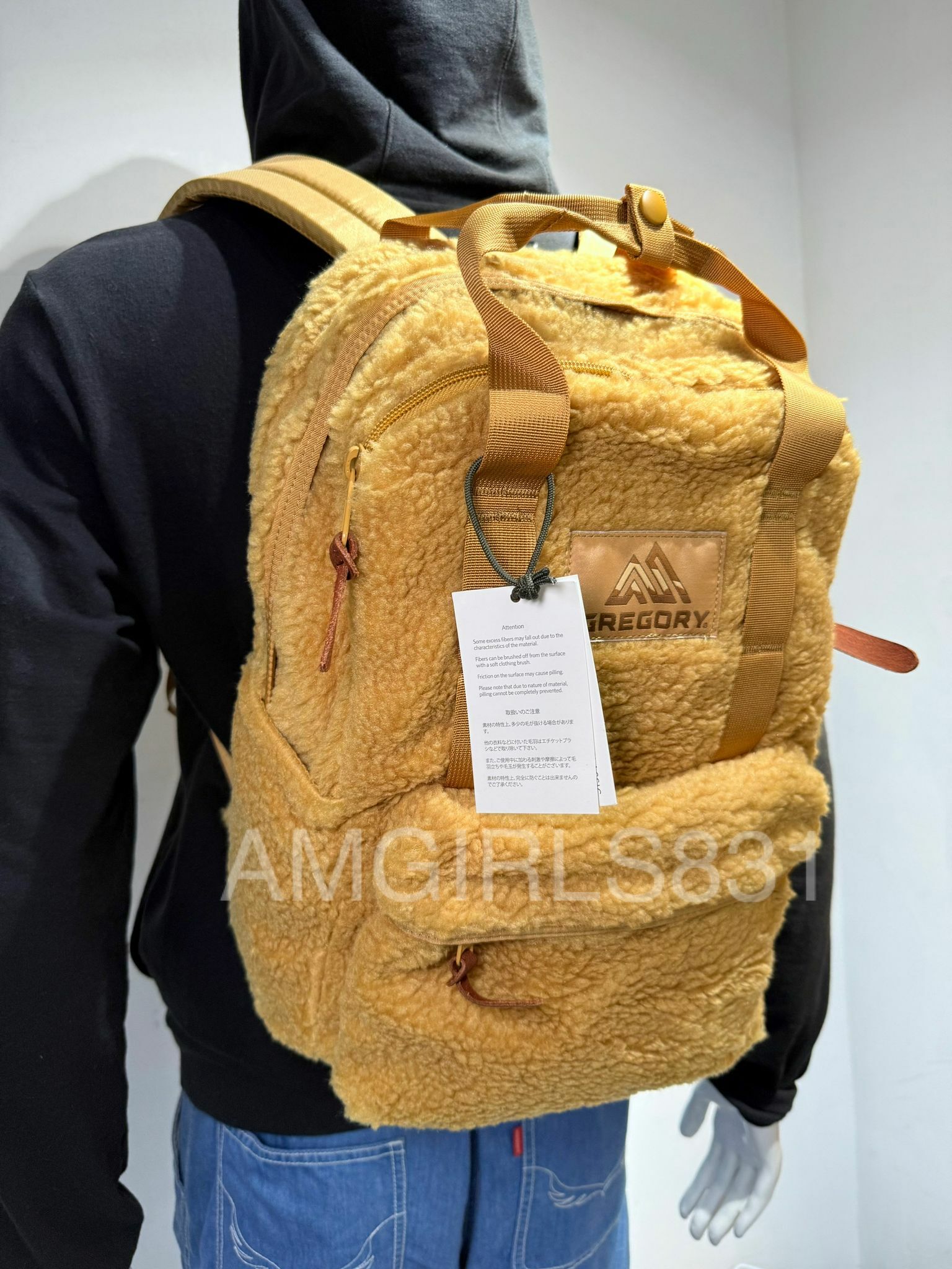 Gregory Easy peasy day Meh Brown 搖粒絨