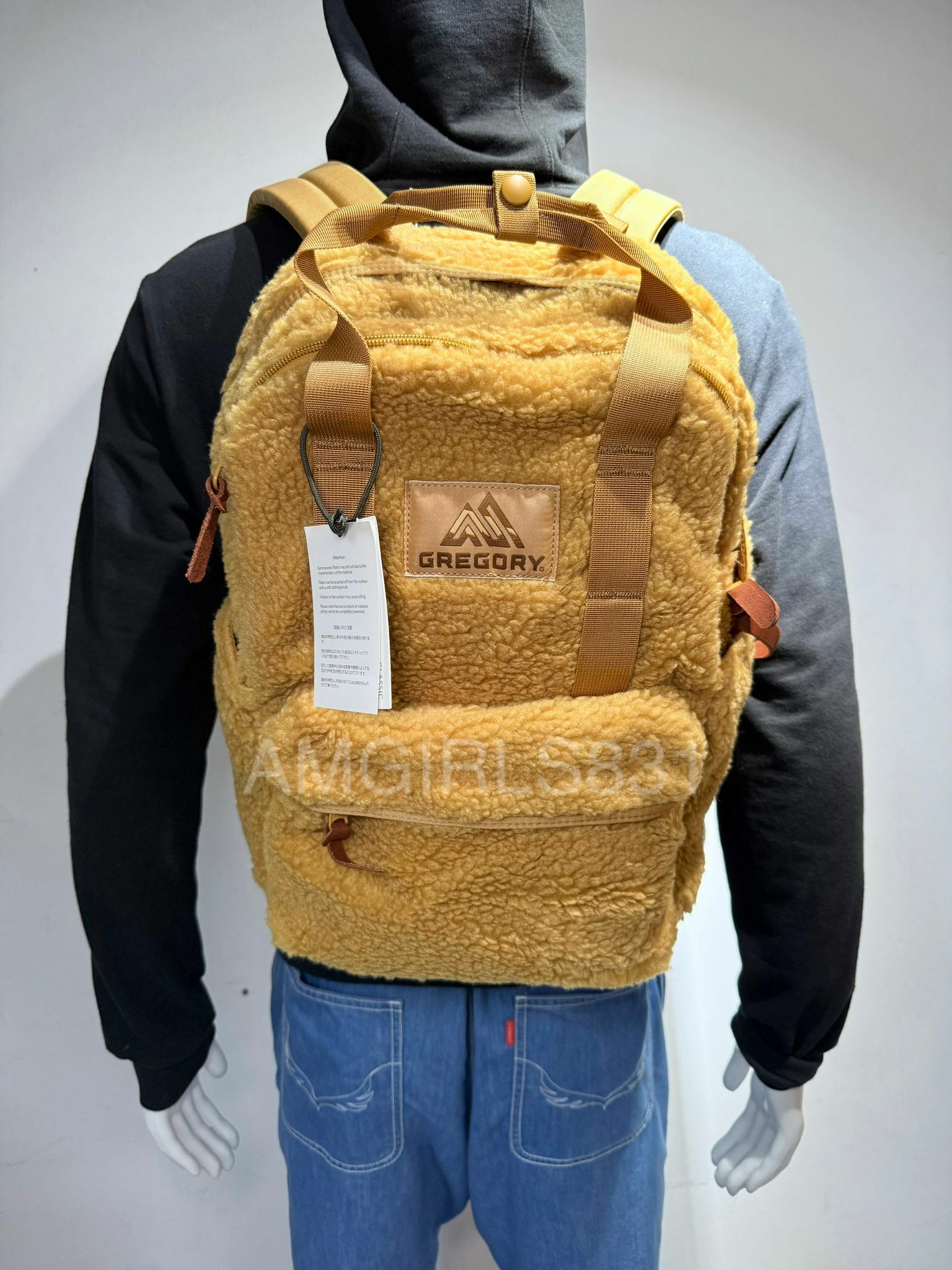 Gregory Easy peasy day Meh Brown 搖粒絨