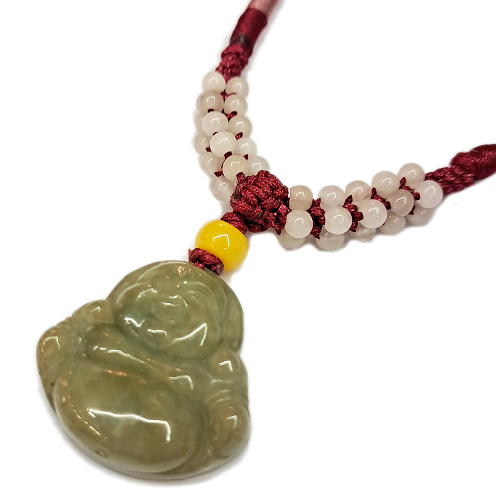 玉彌勒佛中國結項鍊【十方】136827