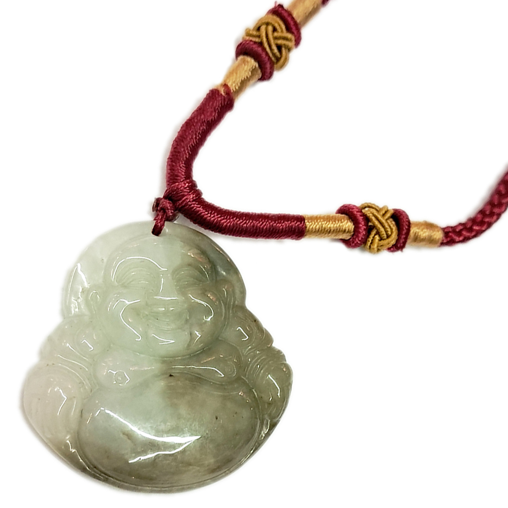 如意招財彌勒佛玉珮3.3公分【十方】137019