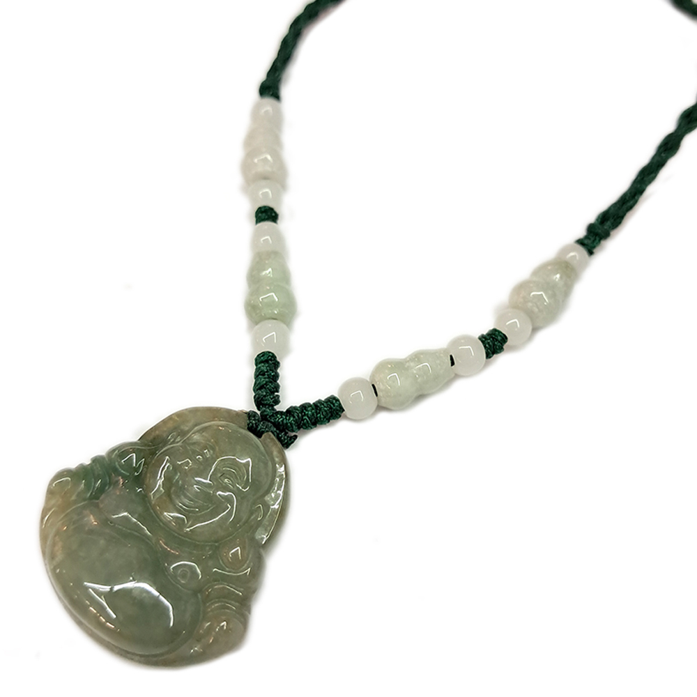彌勒佛玉珮中國結項鍊【十方】148731