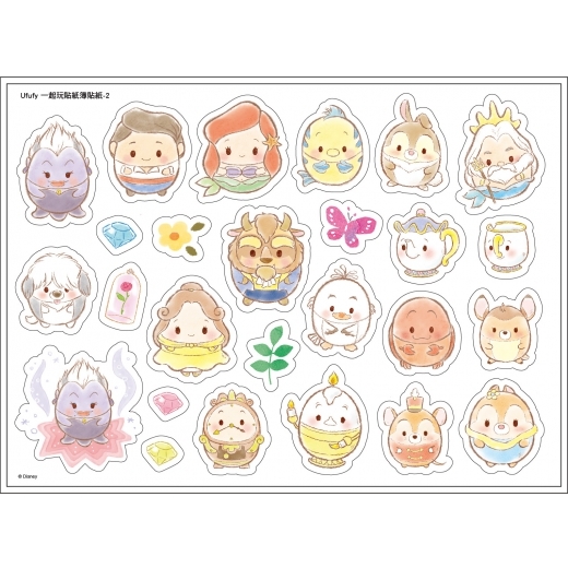 迪士尼Ufufy 一起玩貼紙簿