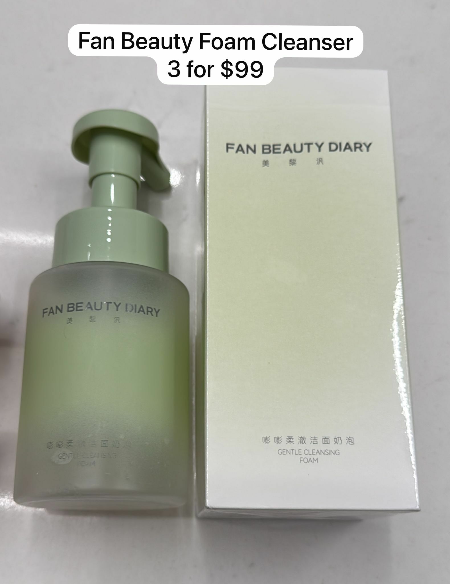 3 FAN BEAUTY FOAM CLEANSER