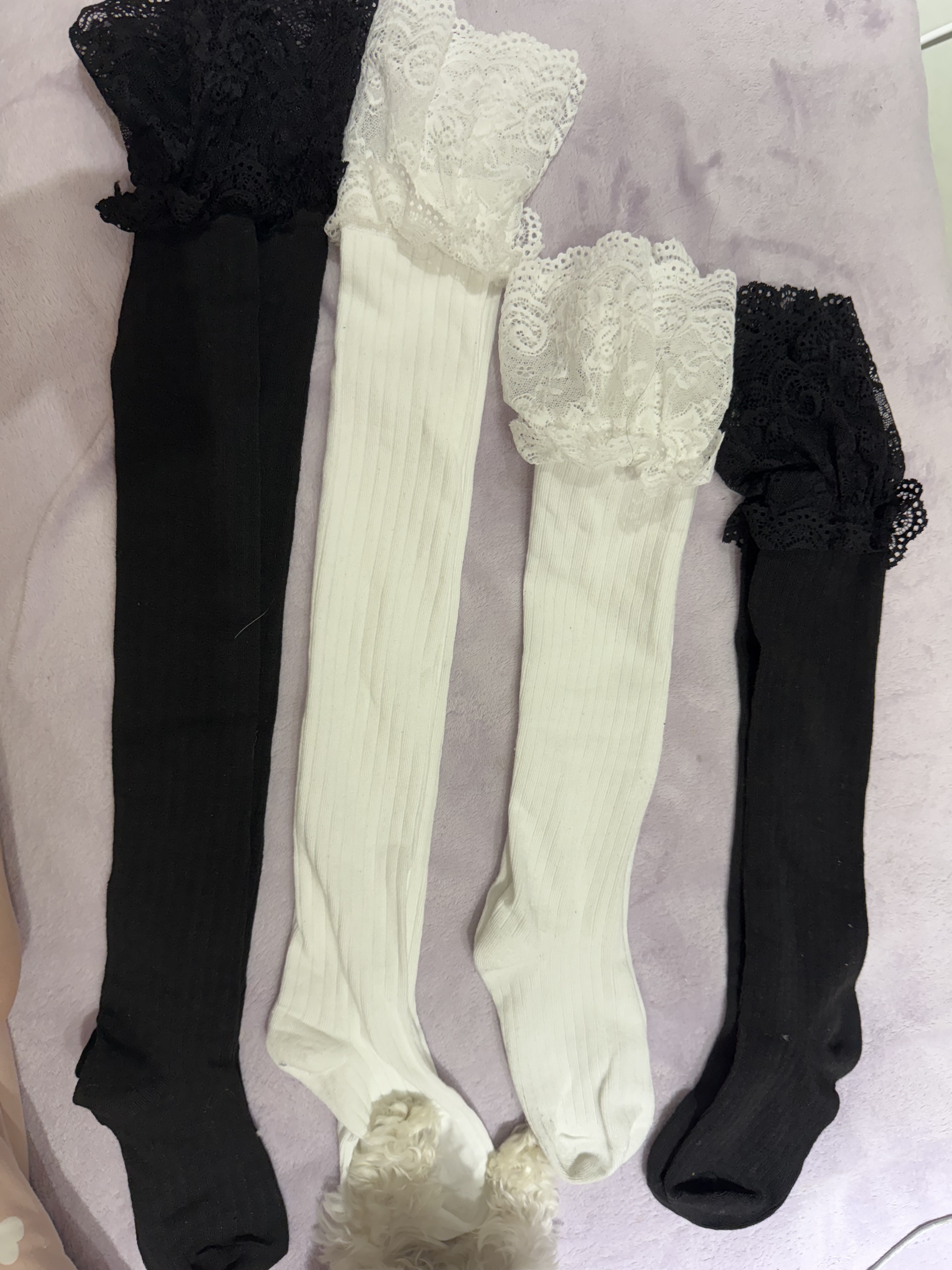 韓系蕾絲堆堆襪🤍