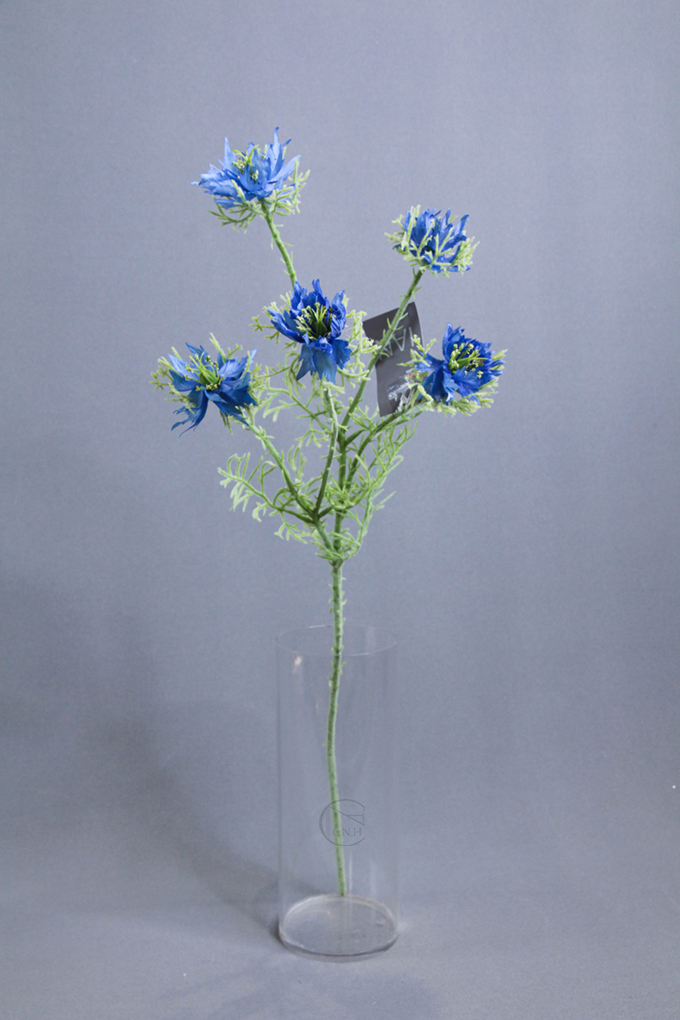 出清品 人造花 黑種草花 BLU